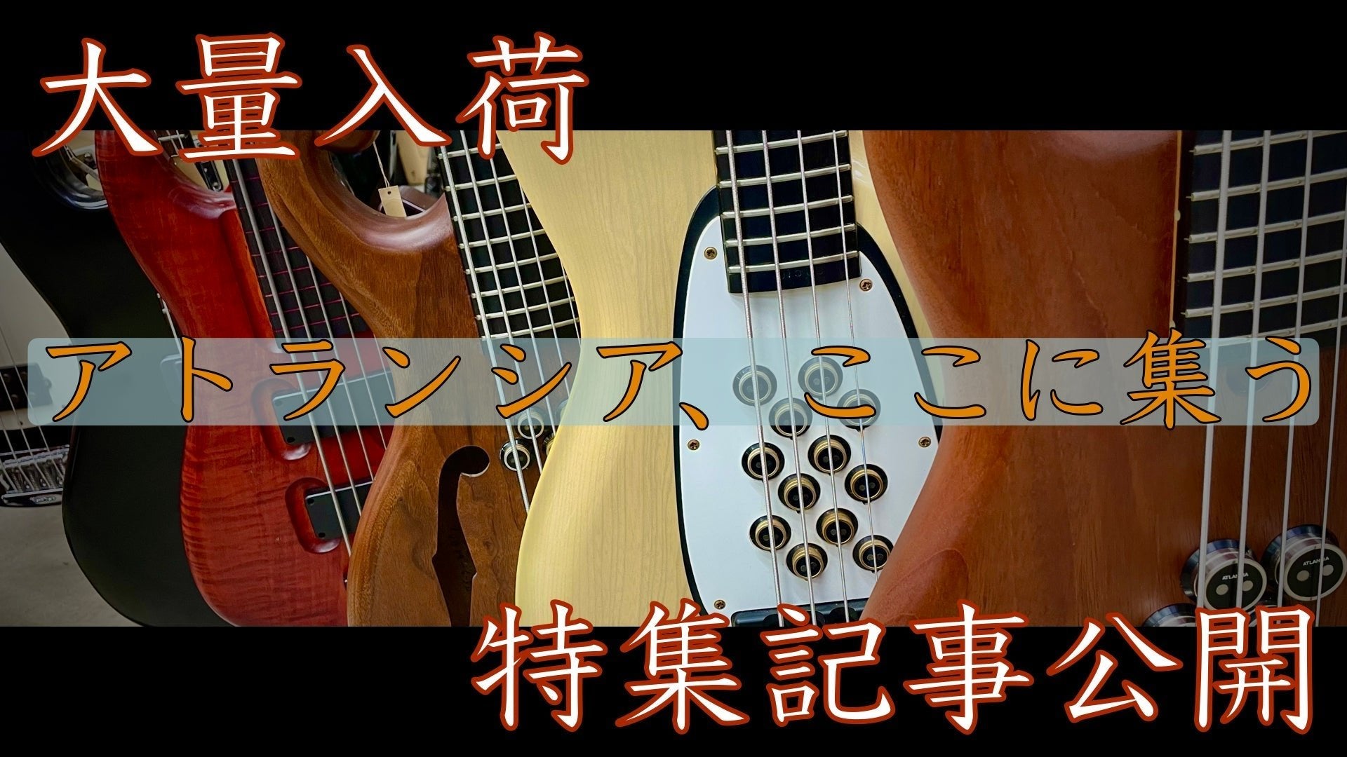 【大量入荷】ATLANSIAベース、ここに集う。【コラム公開】 - TC楽器 - TCGAKKI