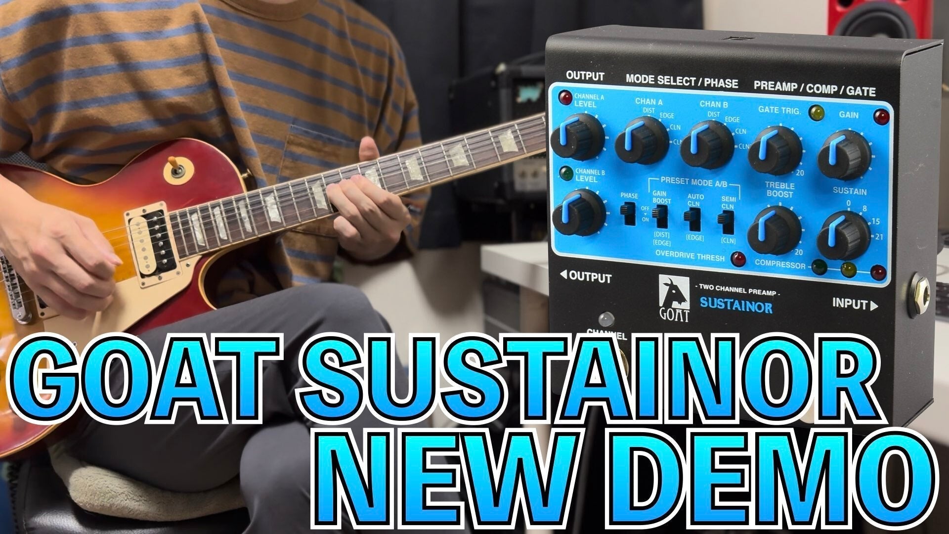 GOAT "BLUESERIES" SUSTAINOR 新動画がついに公開されました!! - TC楽器 - TCGAKKI
