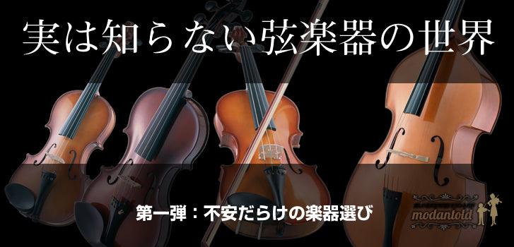 第一弾:不安だらけの弦楽器選び - TC楽器 - TCGAKKI