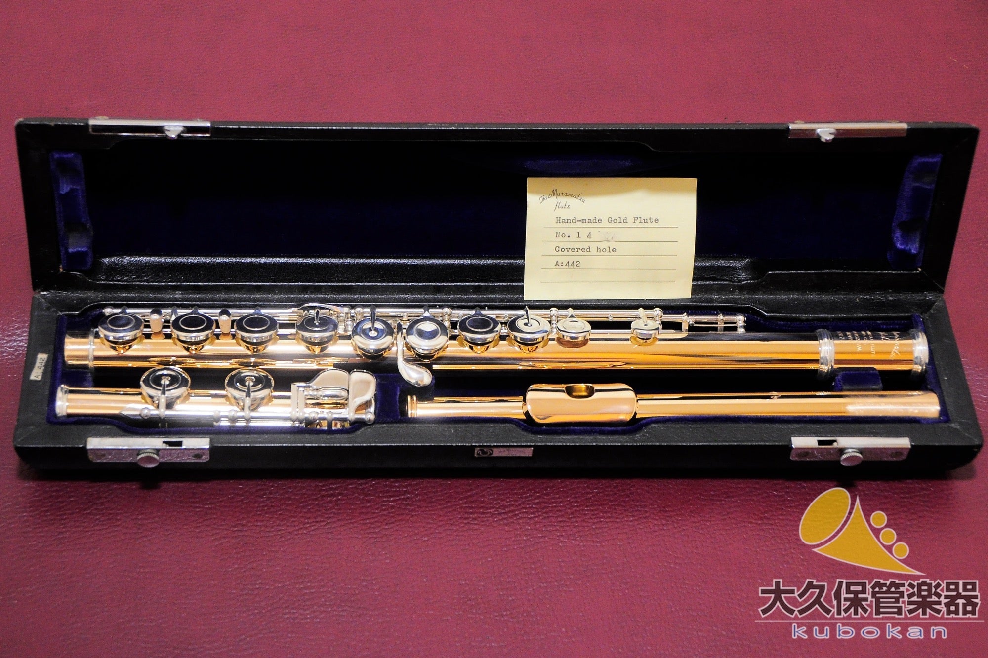 ムラマツ14K GOLD mech.= silver 管体14K金製ハンドメイドフルート - TC楽器 - TCGAKKI