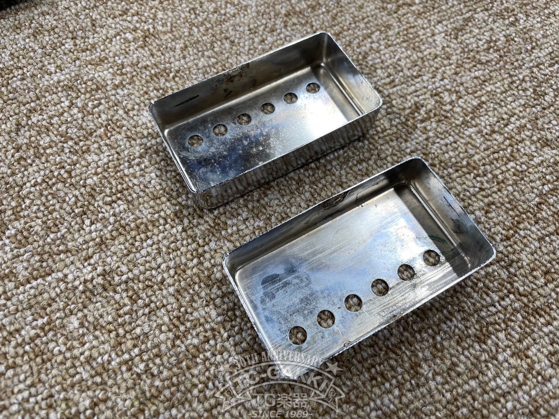 1960s-1970s Chrome Cover for P-490(Stickered Numbered PAF) - TC楽器 - TCGAKKI