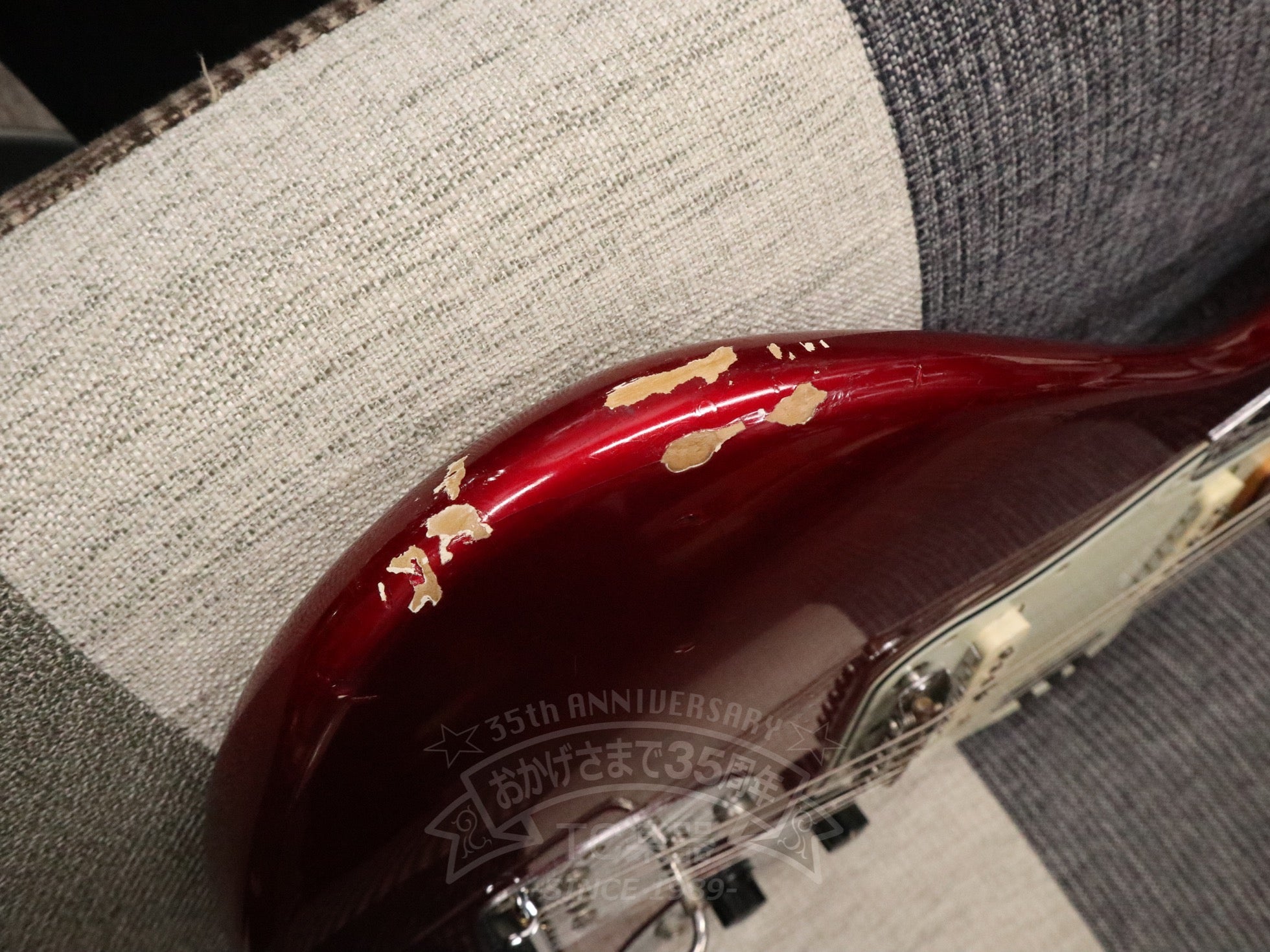 1964 JAGUAR Candy Apple Red Matching Head - TC楽器 - TCGAKKI