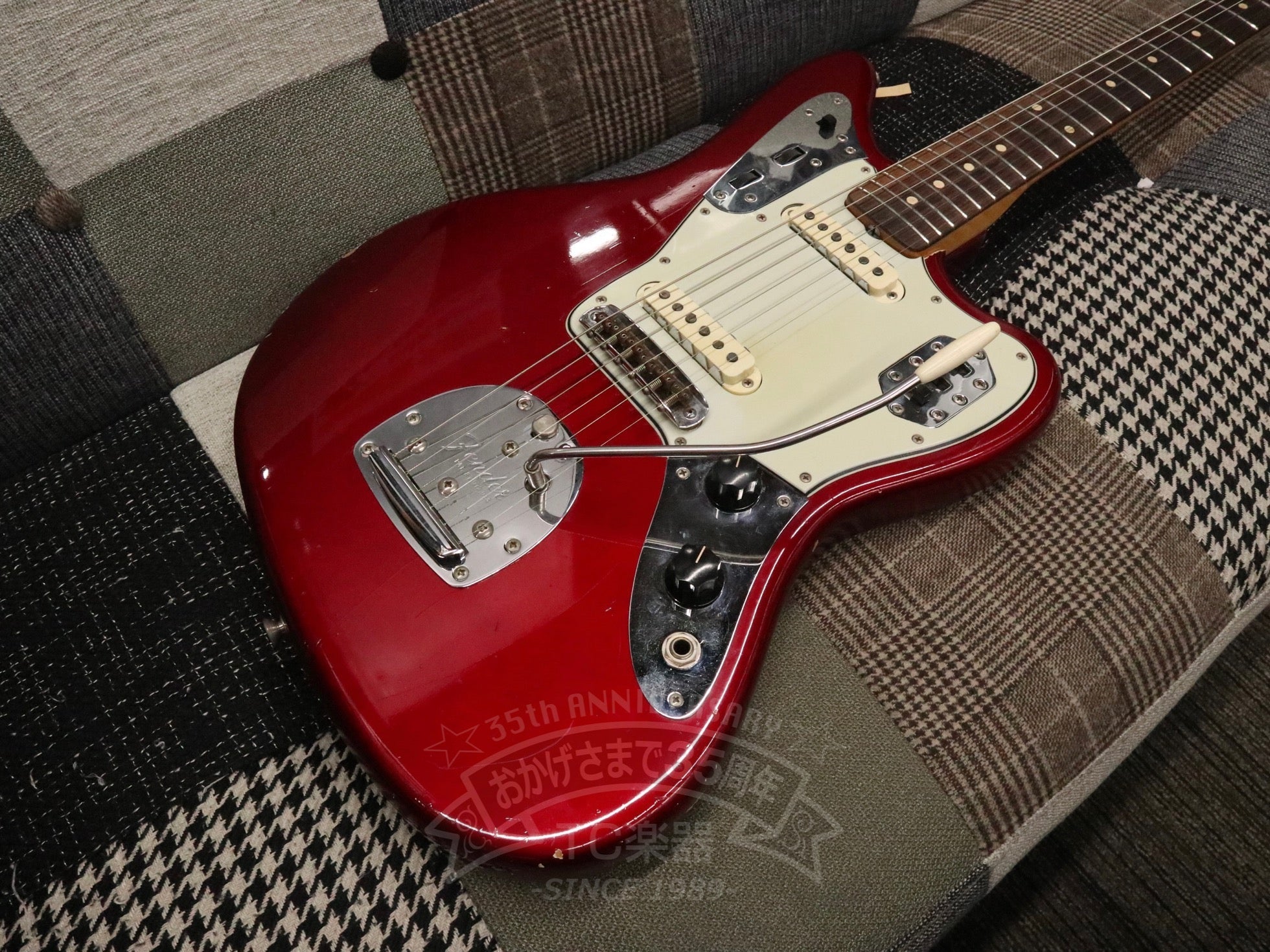 1964 JAGUAR Candy Apple Red Matching Head - TC楽器 - TCGAKKI
