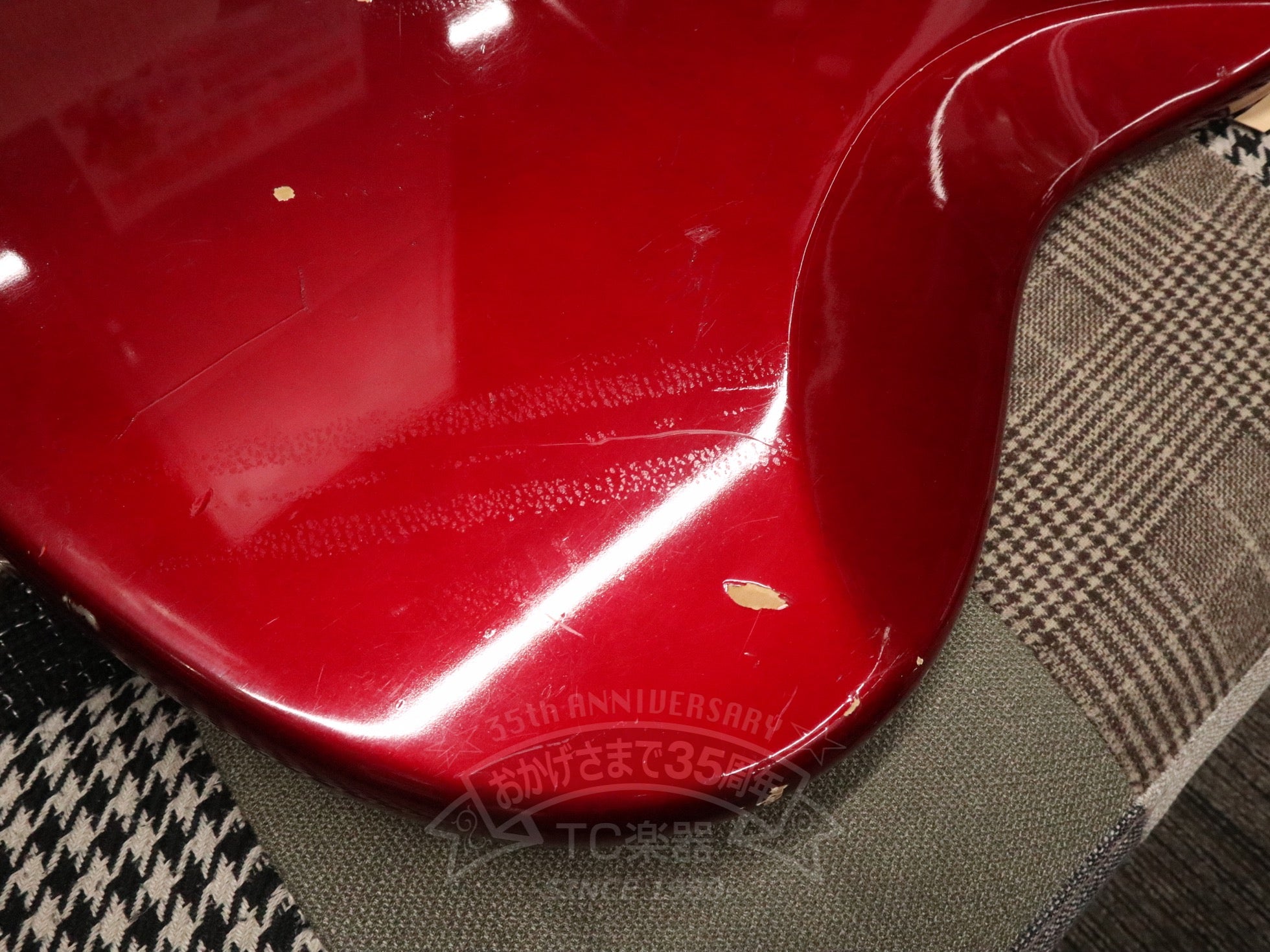 1964 JAGUAR Candy Apple Red Matching Head - TC楽器 - TCGAKKI