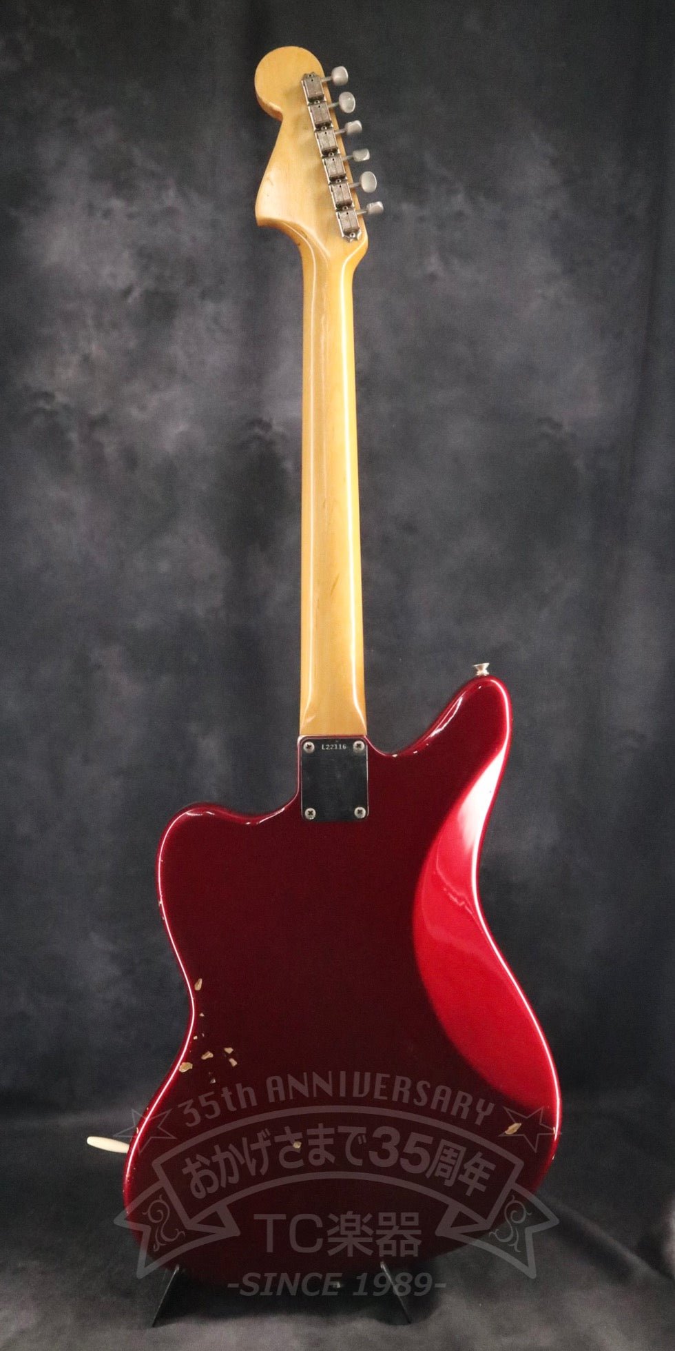 1964 JAGUAR Candy Apple Red Matching Head - TC楽器 - TCGAKKI
