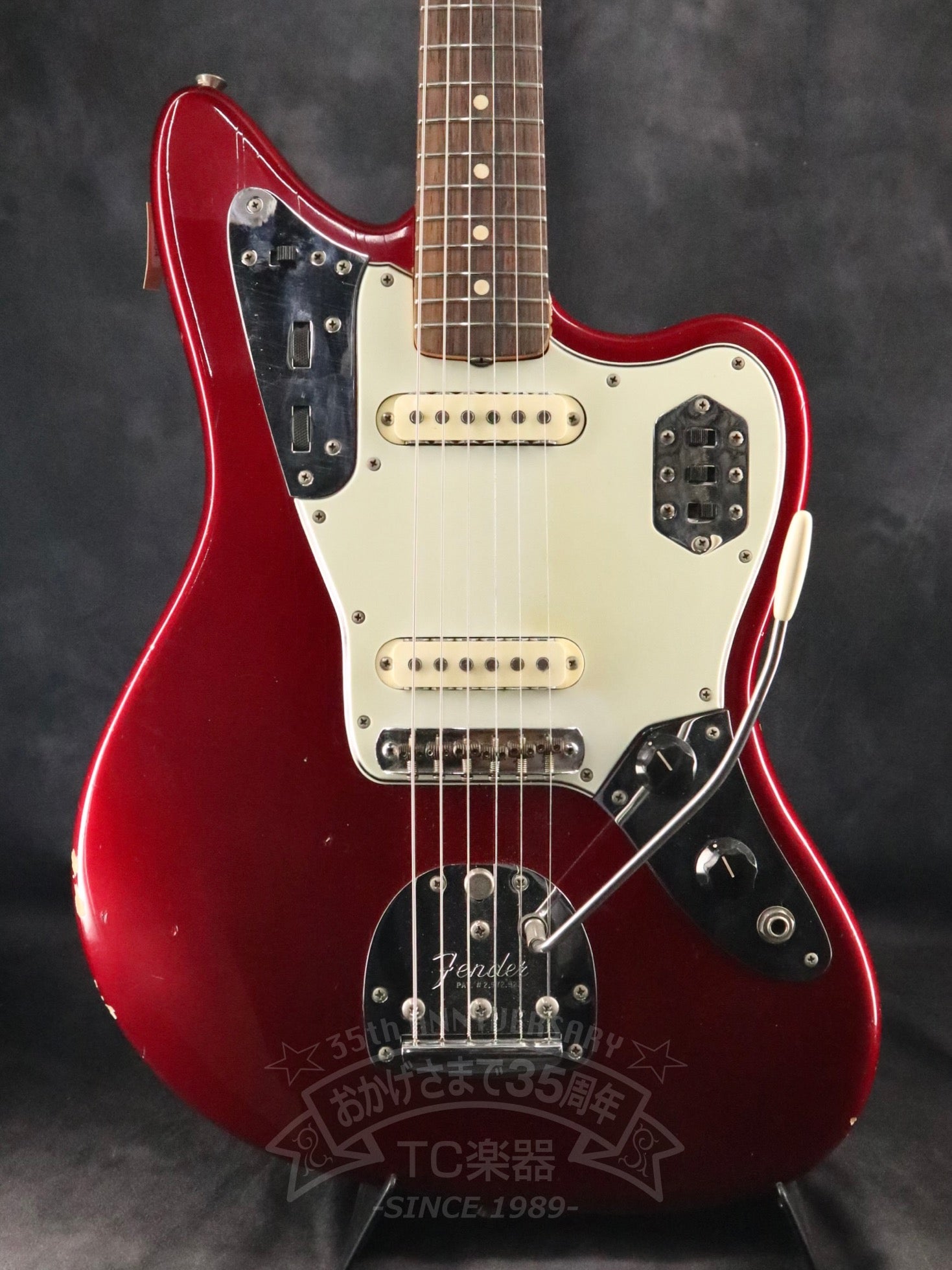 1964 JAGUAR Candy Apple Red Matching Head - TC楽器 - TCGAKKI