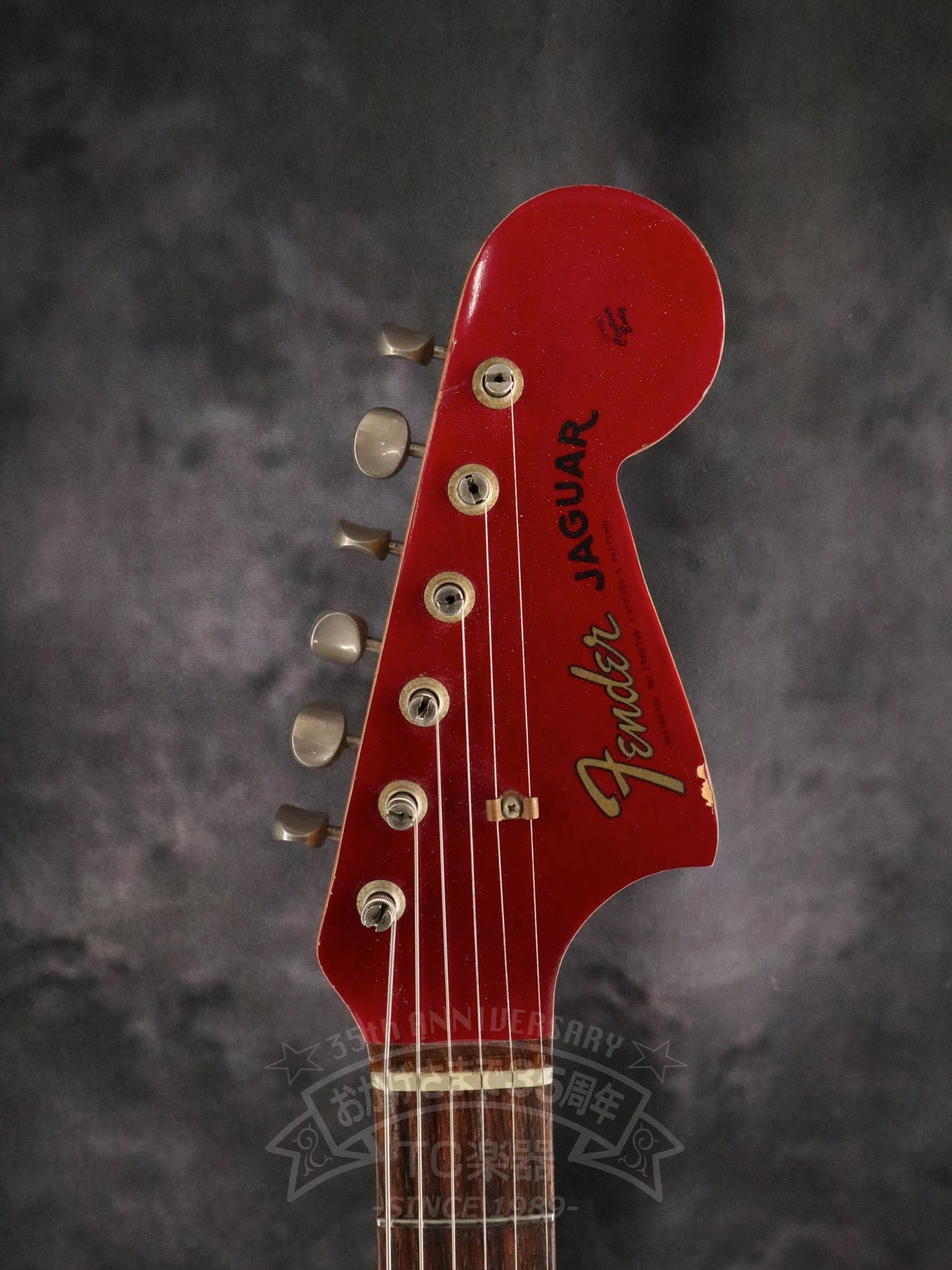 1964 JAGUAR Candy Apple Red Matching Head - TC楽器 - TCGAKKI