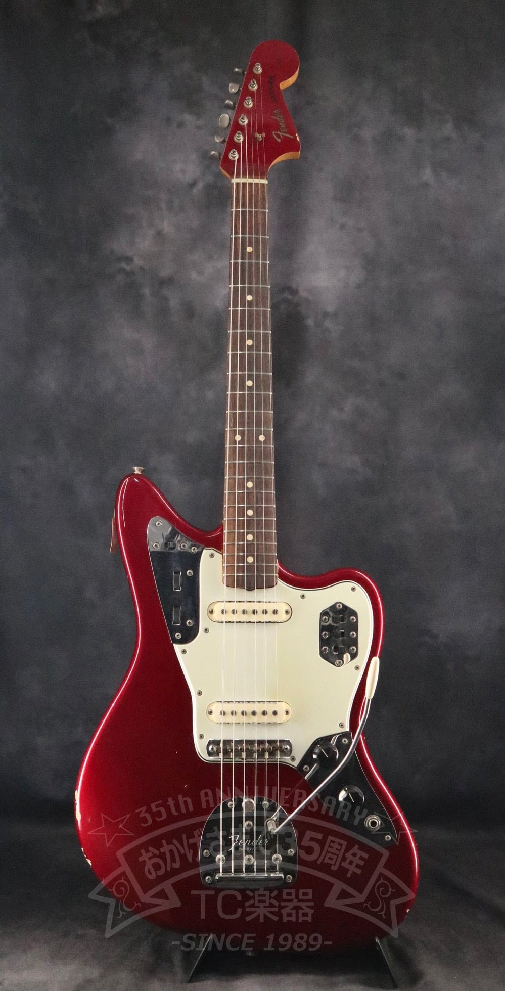 1964 JAGUAR Candy Apple Red Matching Head - TC楽器 - TCGAKKI