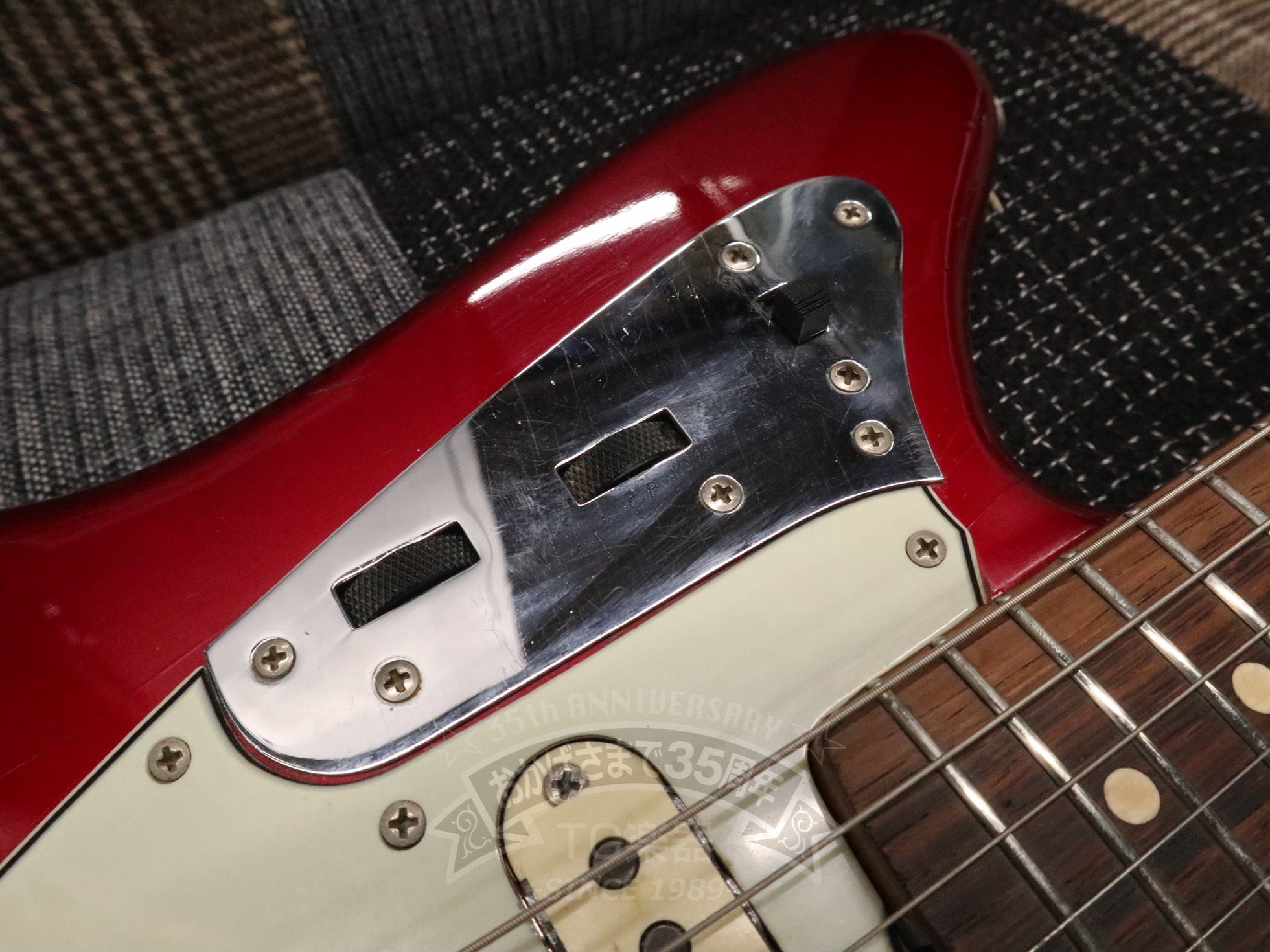 1964 JAGUAR Candy Apple Red Matching Head - TC楽器 - TCGAKKI