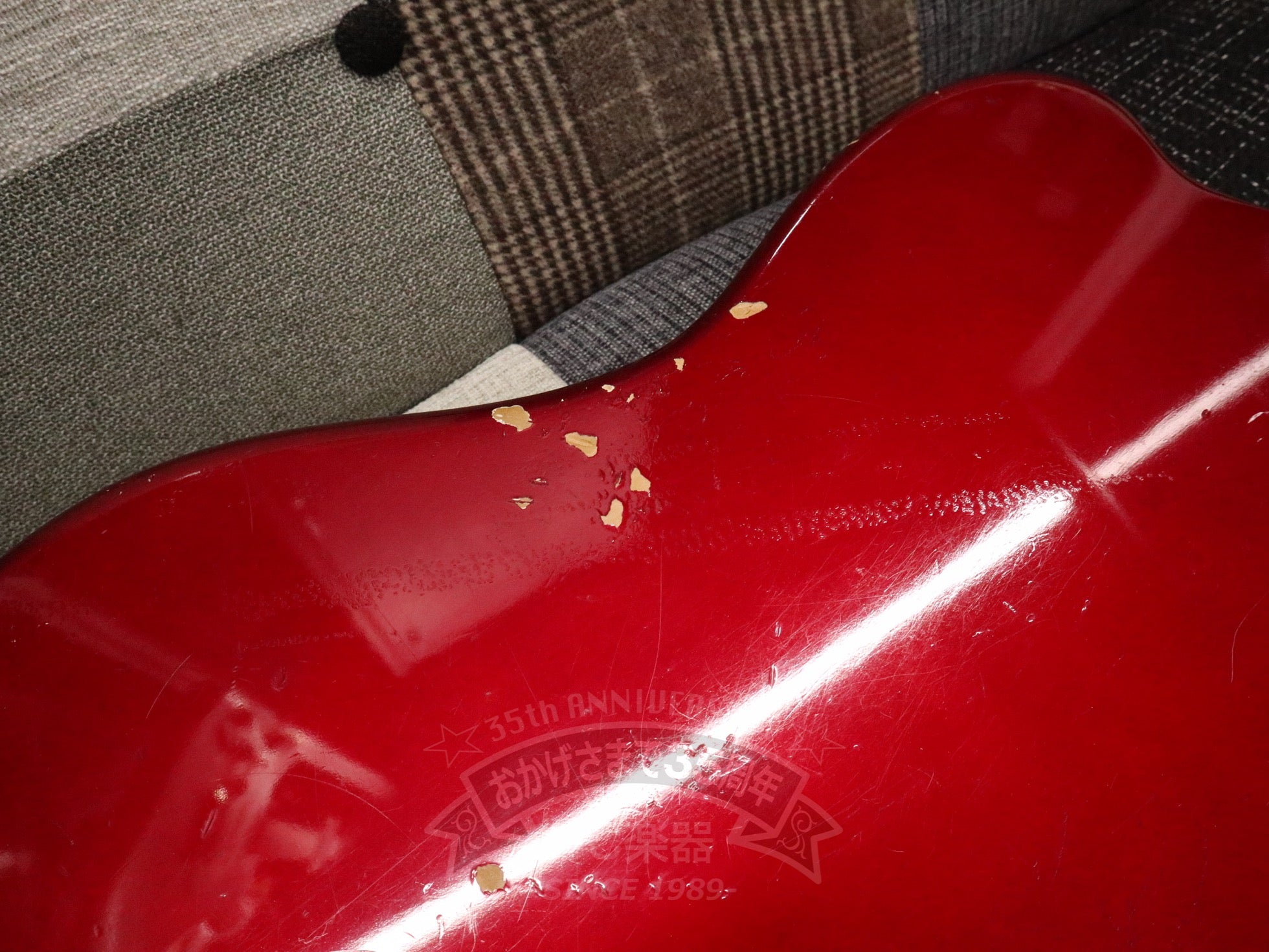 1964 JAGUAR Candy Apple Red Matching Head - TC楽器 - TCGAKKI