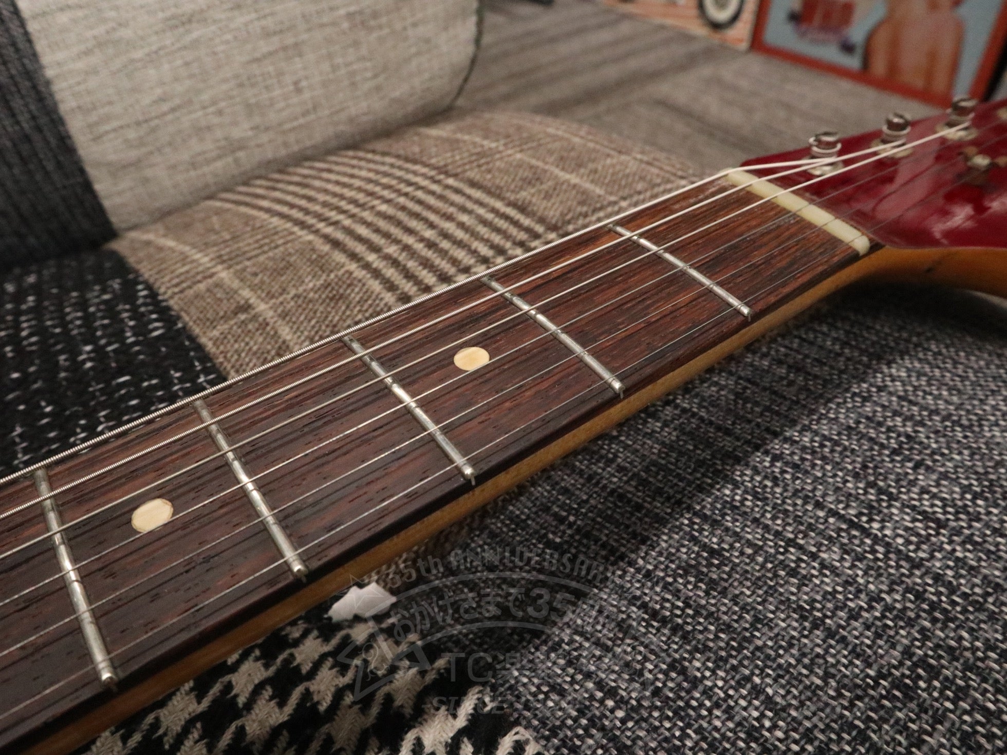 1964 JAGUAR Candy Apple Red Matching Head - TC楽器 - TCGAKKI