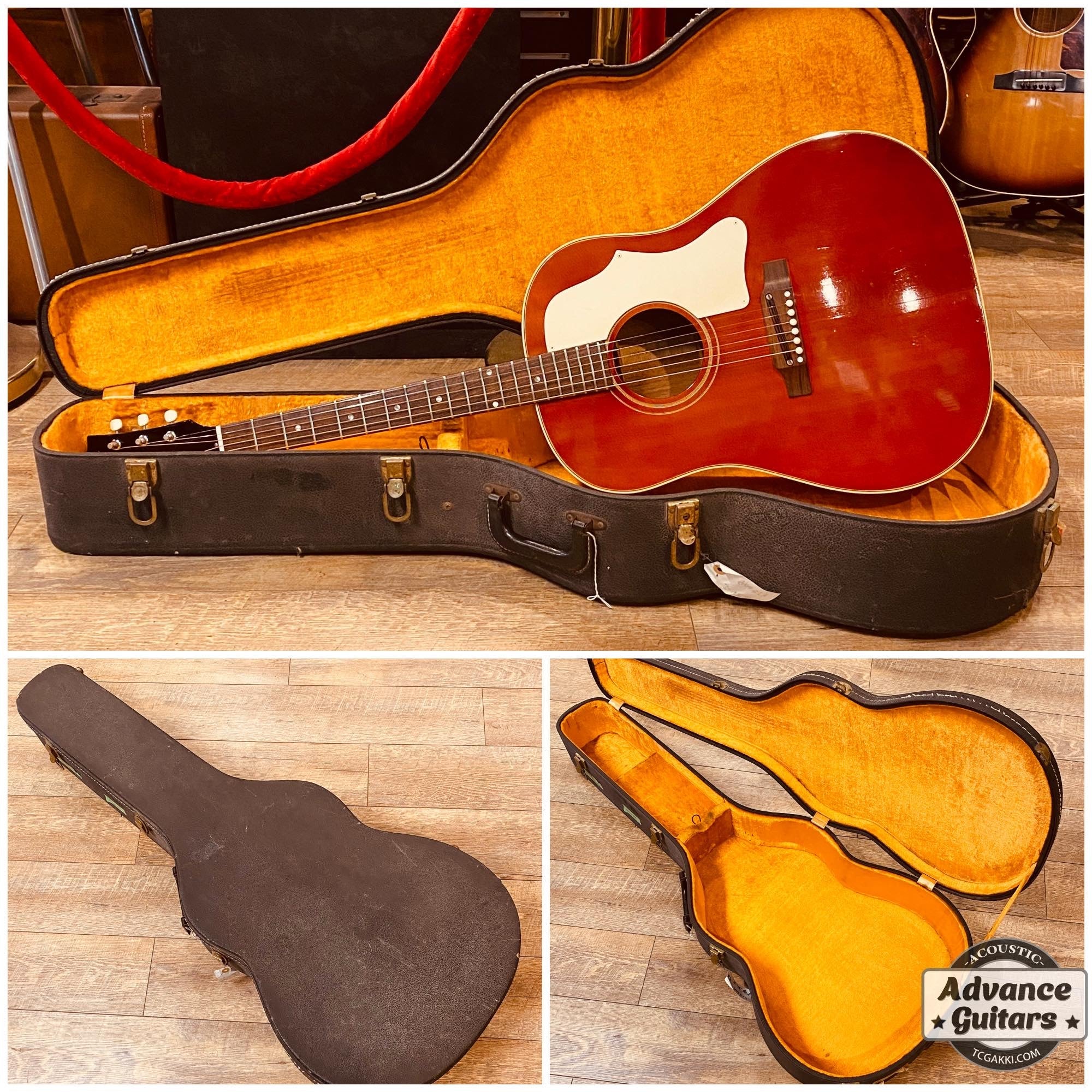 1966年製 J - 45 Cherry Red “BGN” Stamped - TC楽器 - TCGAKKI