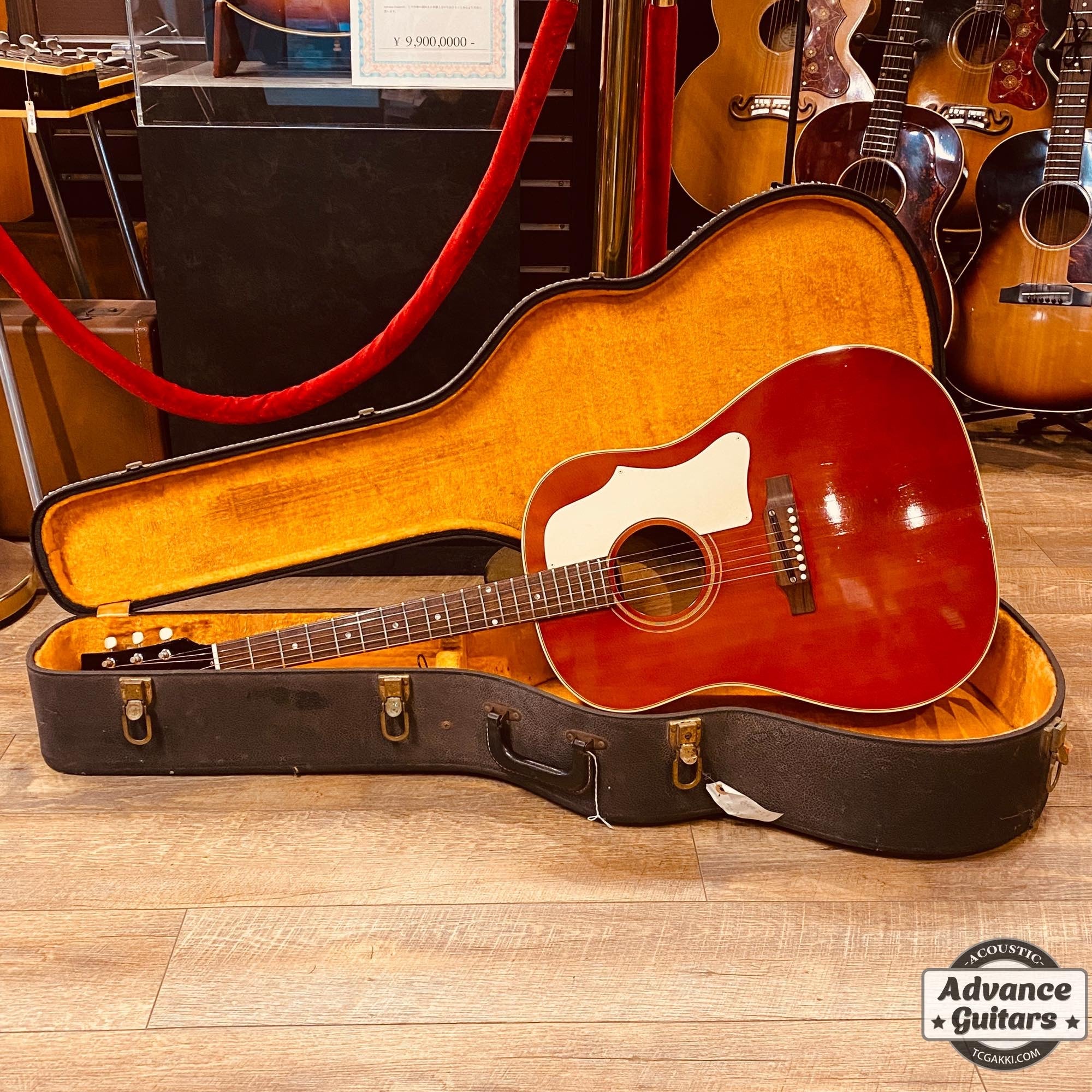 1966年製 J - 45 Cherry Red “BGN” Stamped - TC楽器 - TCGAKKI