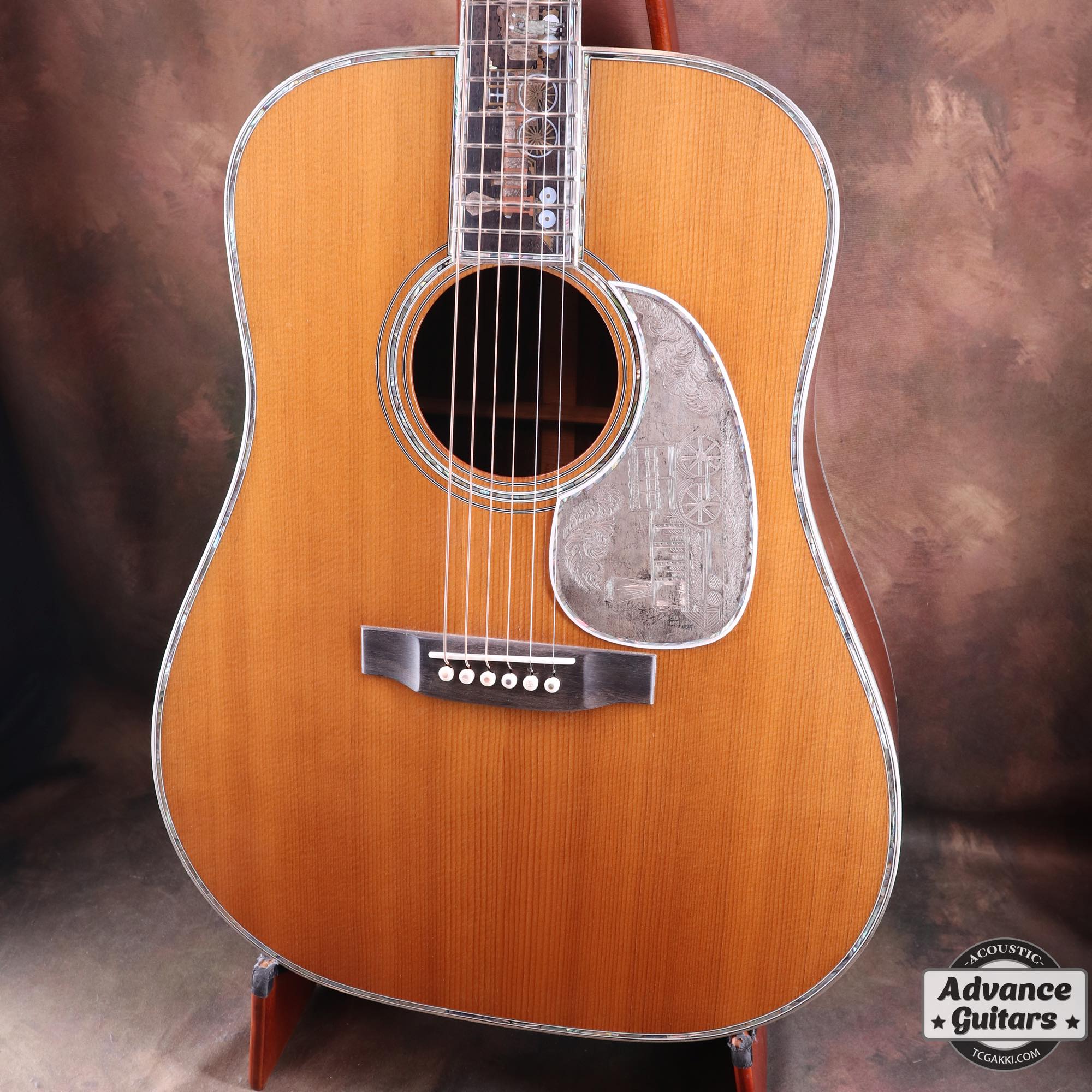 1967年製 D - 28 "TRAIN"(Inlayed by Larry Robinson,Engraved by Greg Rich) - TC楽器 - TCGAKKI