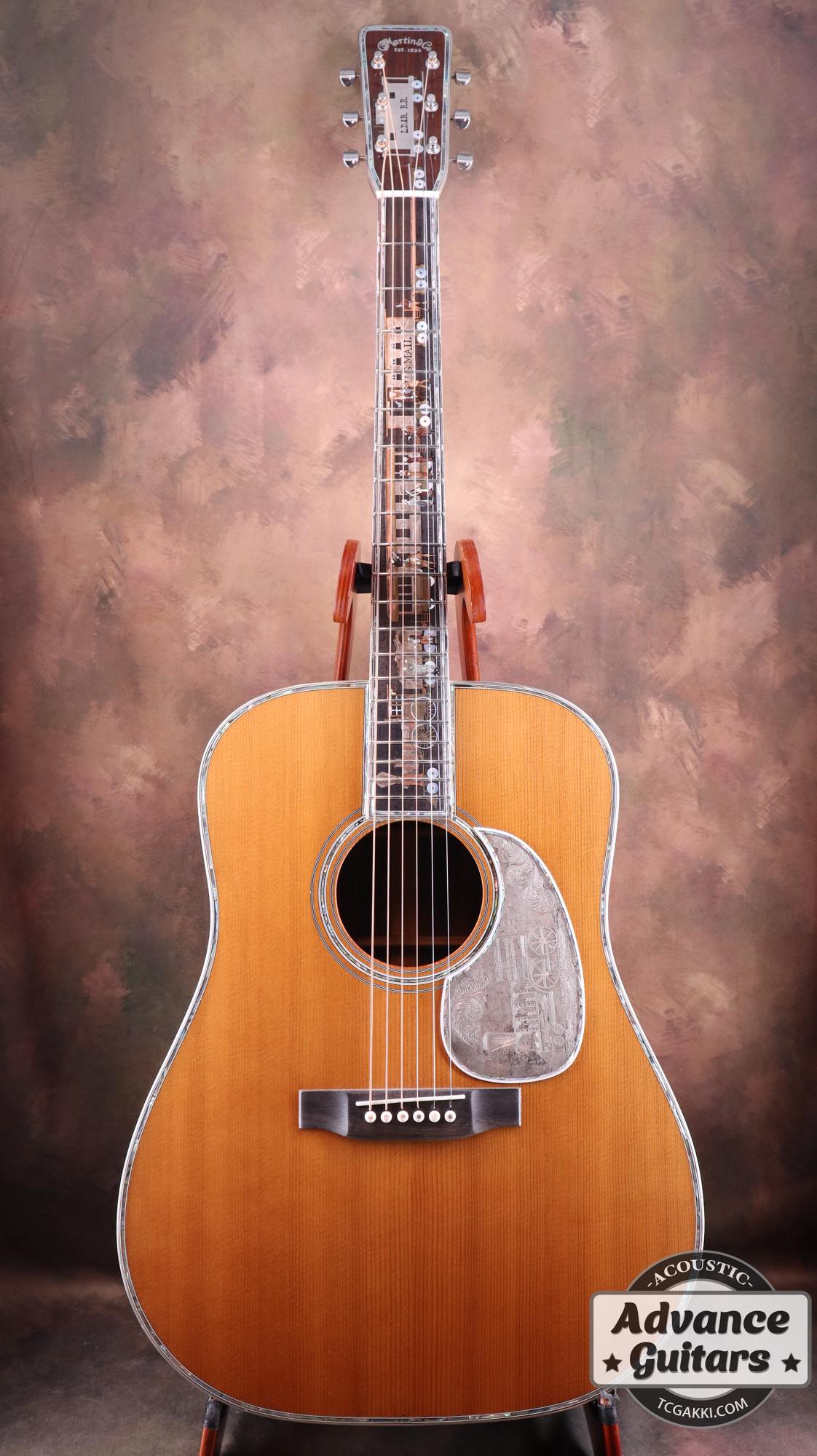 1967年製 D - 28 "TRAIN"(Inlayed by Larry Robinson,Engraved by Greg Rich) - TC楽器 - TCGAKKI