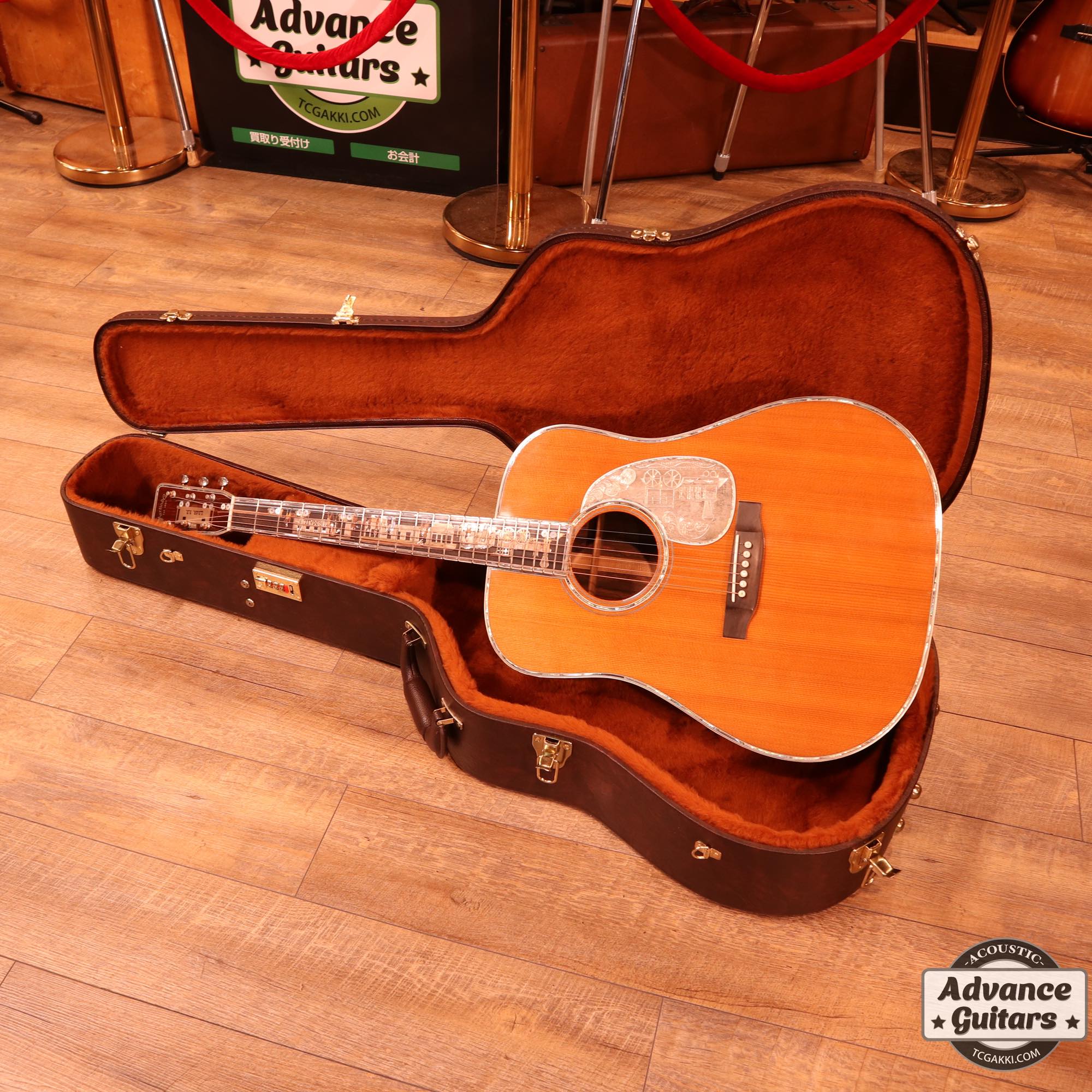 1967年製 D - 28 "TRAIN"(Inlayed by Larry Robinson,Engraved by Greg Rich) - TC楽器 - TCGAKKI