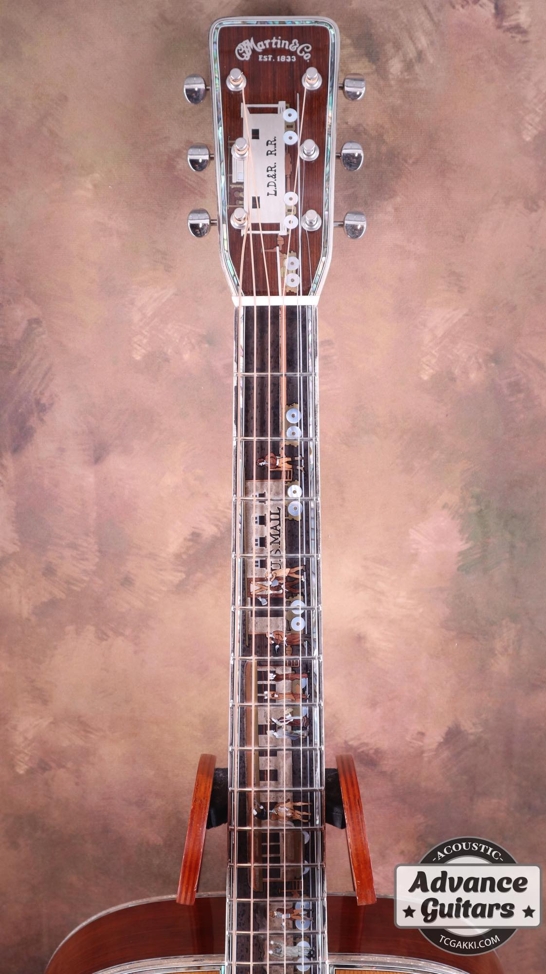 1967年製 D - 28 "TRAIN"(Inlayed by Larry Robinson,Engraved by Greg Rich) - TC楽器 - TCGAKKI