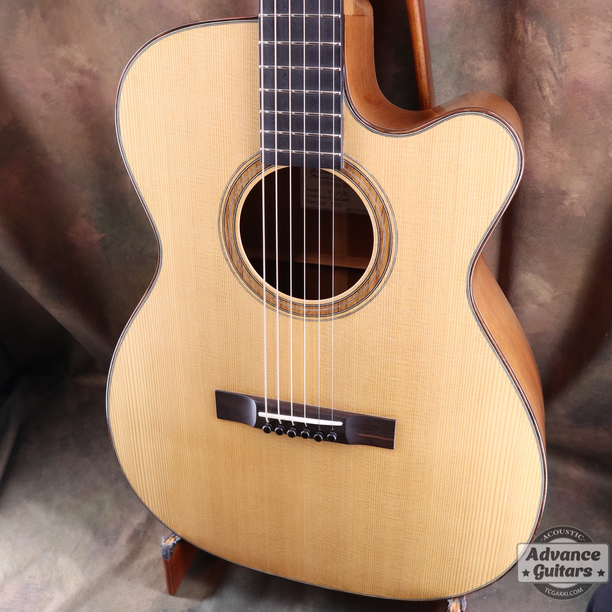 2016年製 Custom Shop YF - OM18C 道前暁伸 - TC楽器 - TCGAKKI