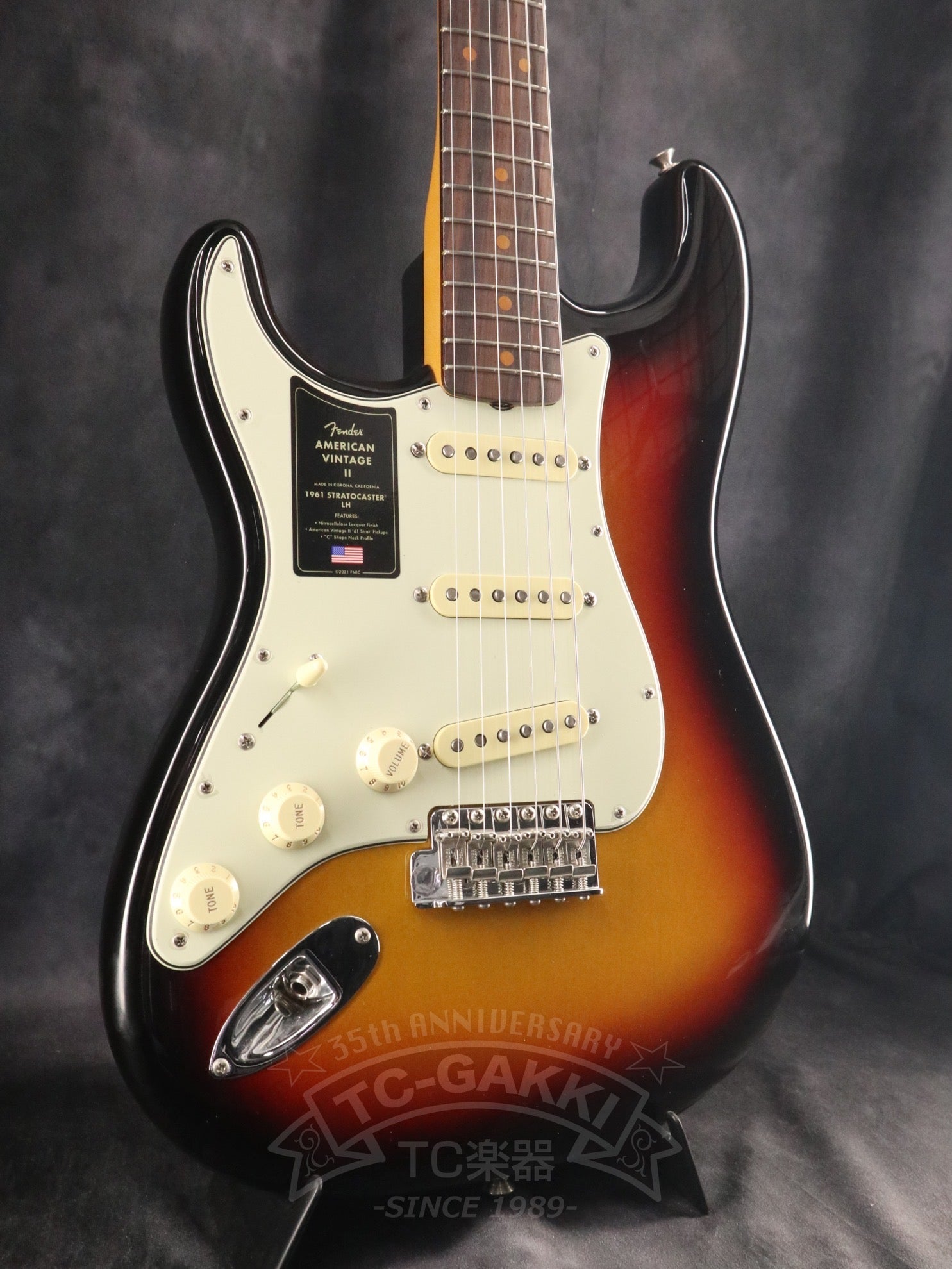 2022 American Vintage II 1961 Stratocaster Left - Hand - TC楽器 - TCGAKKI