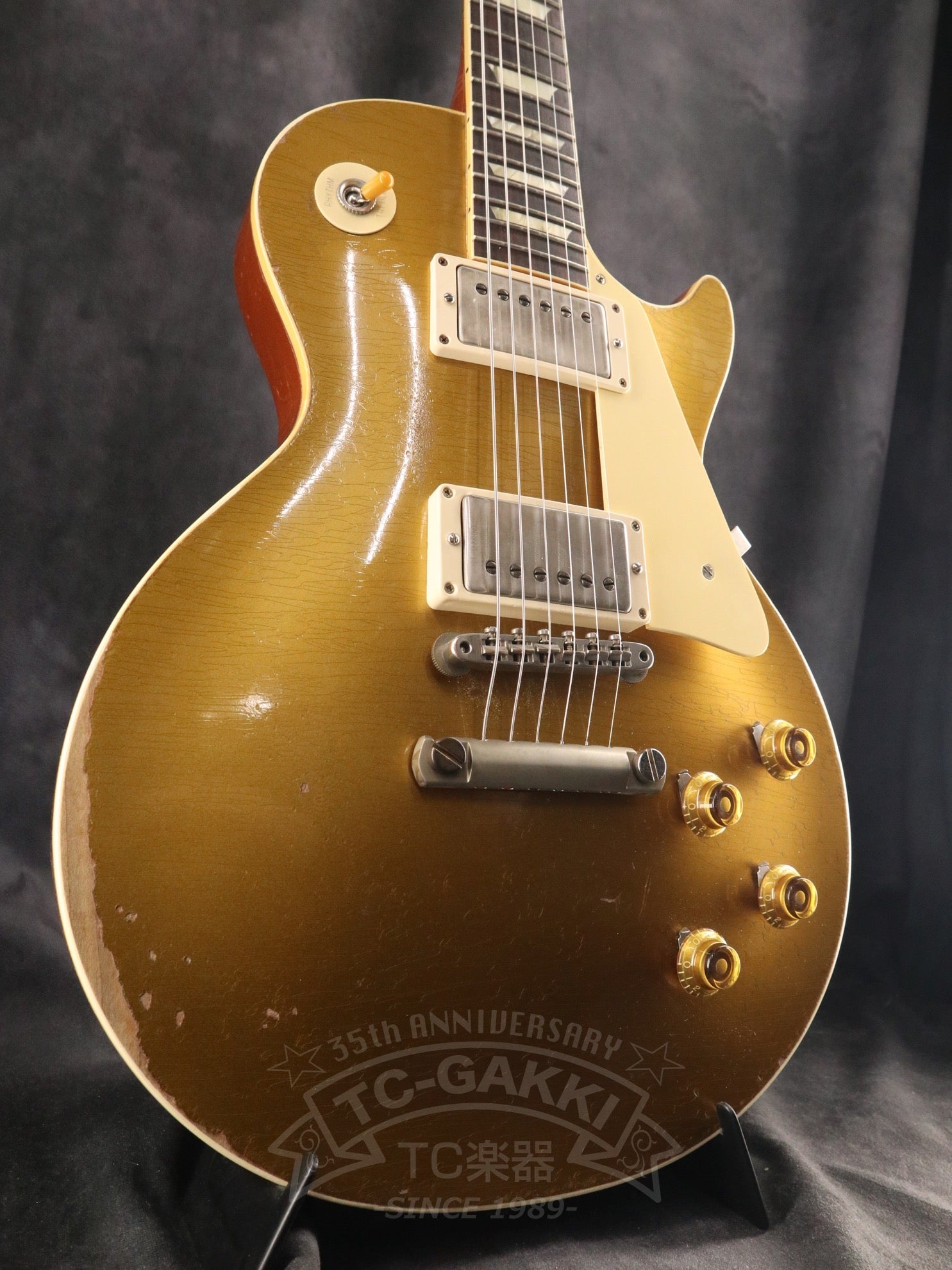 2023 Murphy Lab 1957 Les Paul Gold top Ultra Heavy Aged - TC楽器 - TCGAKKI