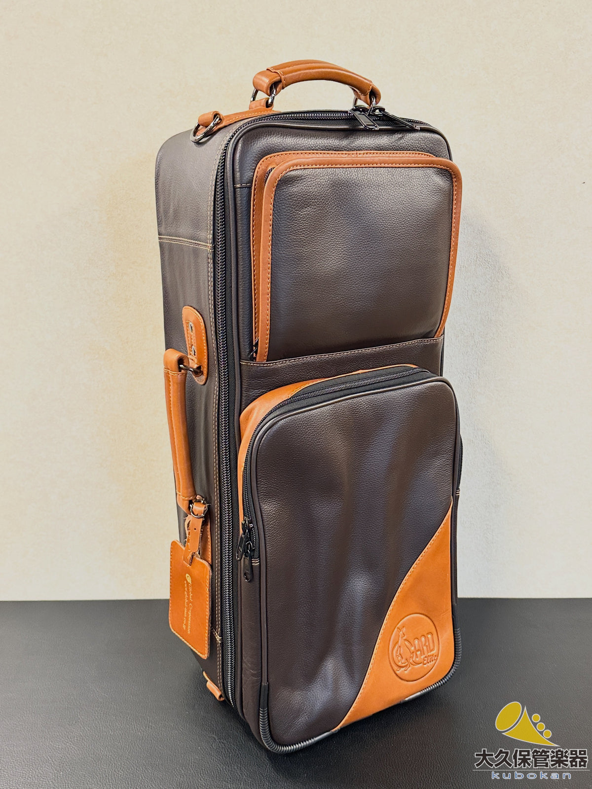 GARD BAGS【For 2 Trumpets】Elite Series・Leather/Dark Brown (4-ECLCN-V)