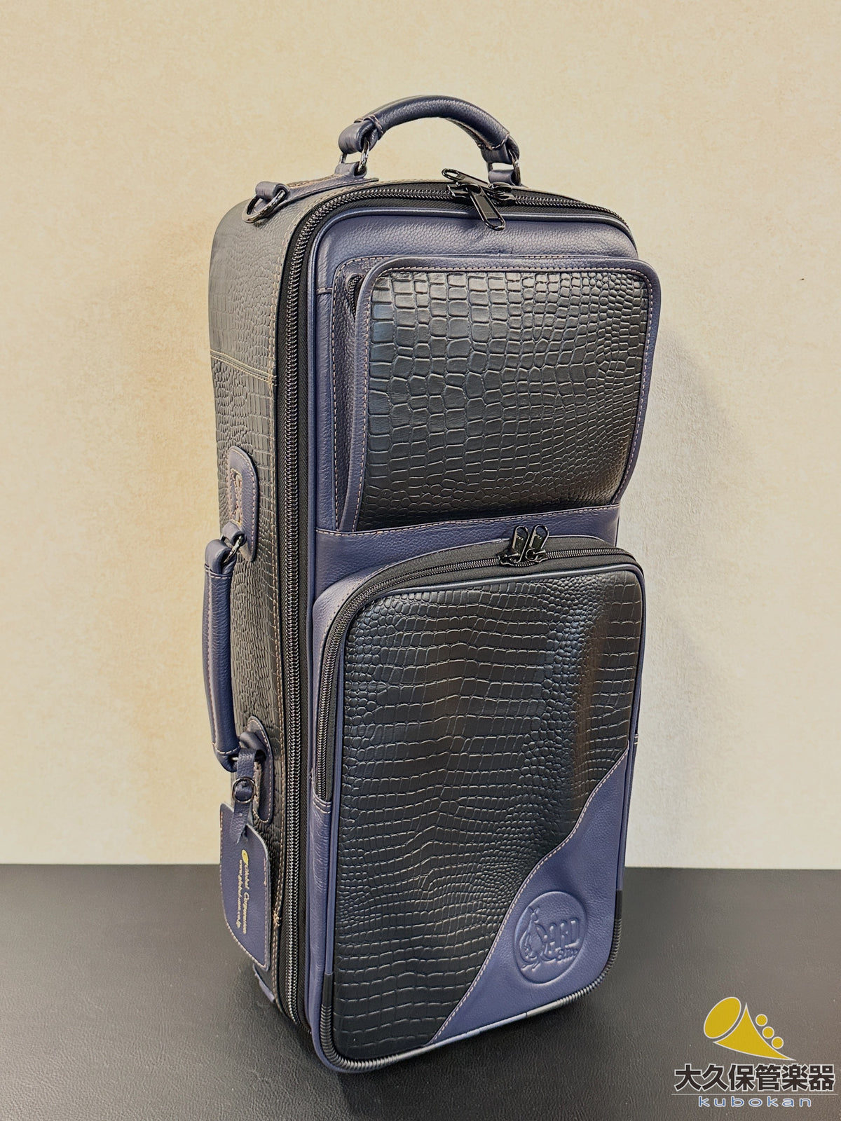 GARD BAGS【For 2 Trumpets】Elite Series Leather (4-ECLK-NB Crocodile)