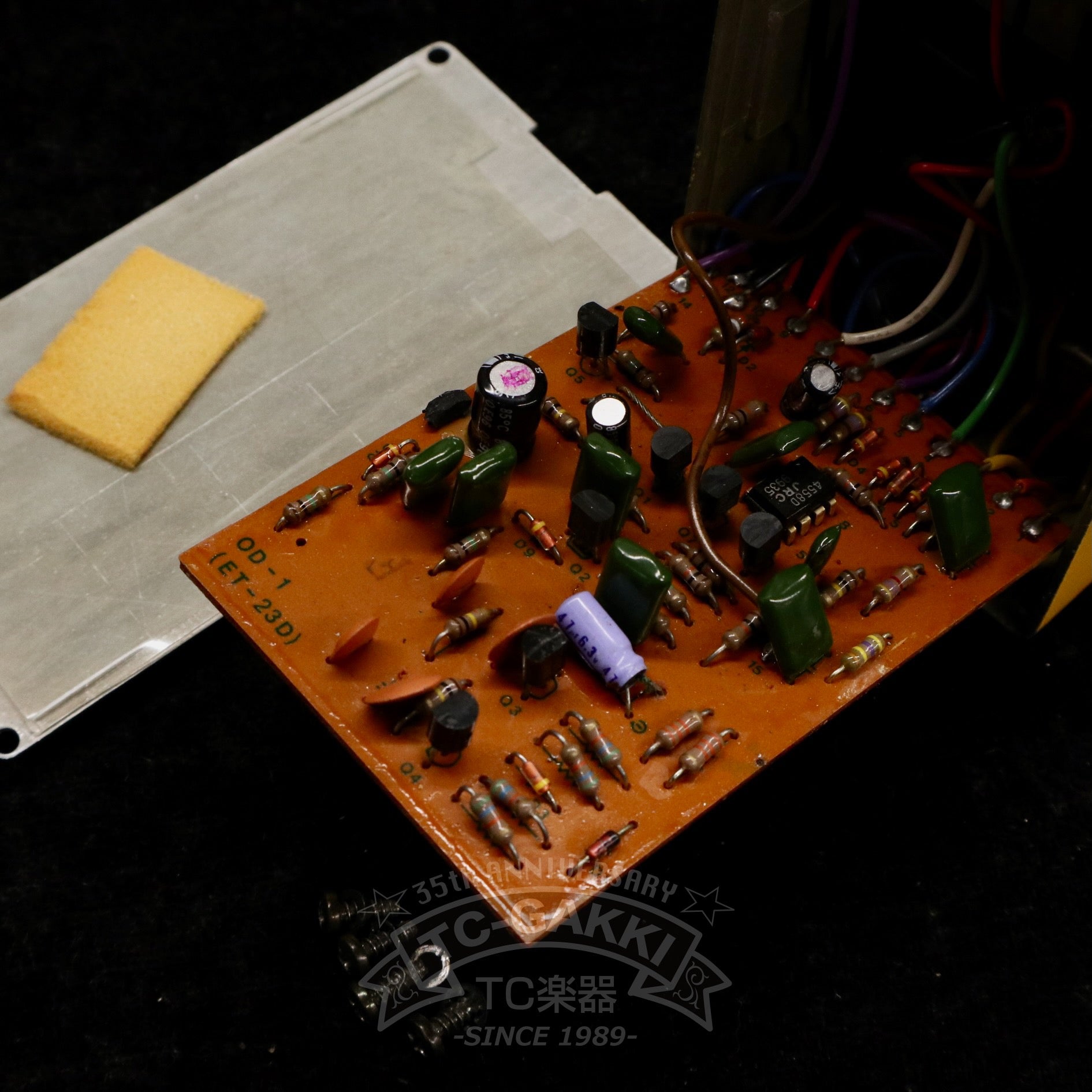 BOSS OD-1 Over Drive (Silver Screw/JAPAN/JRC4558D)