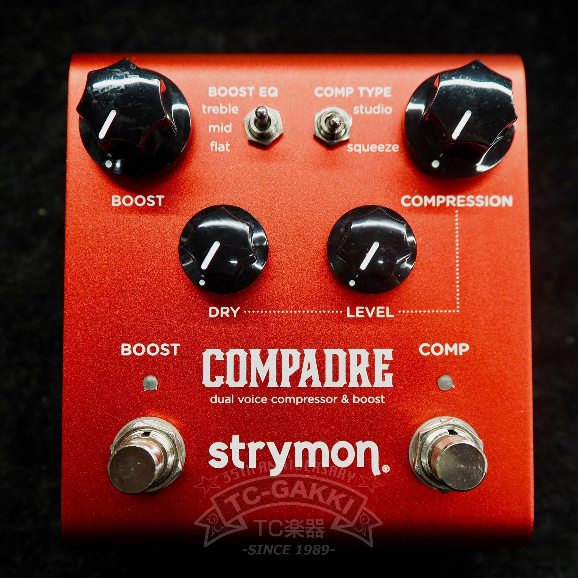 strymon COMPADRE dual voice compressor & boost
