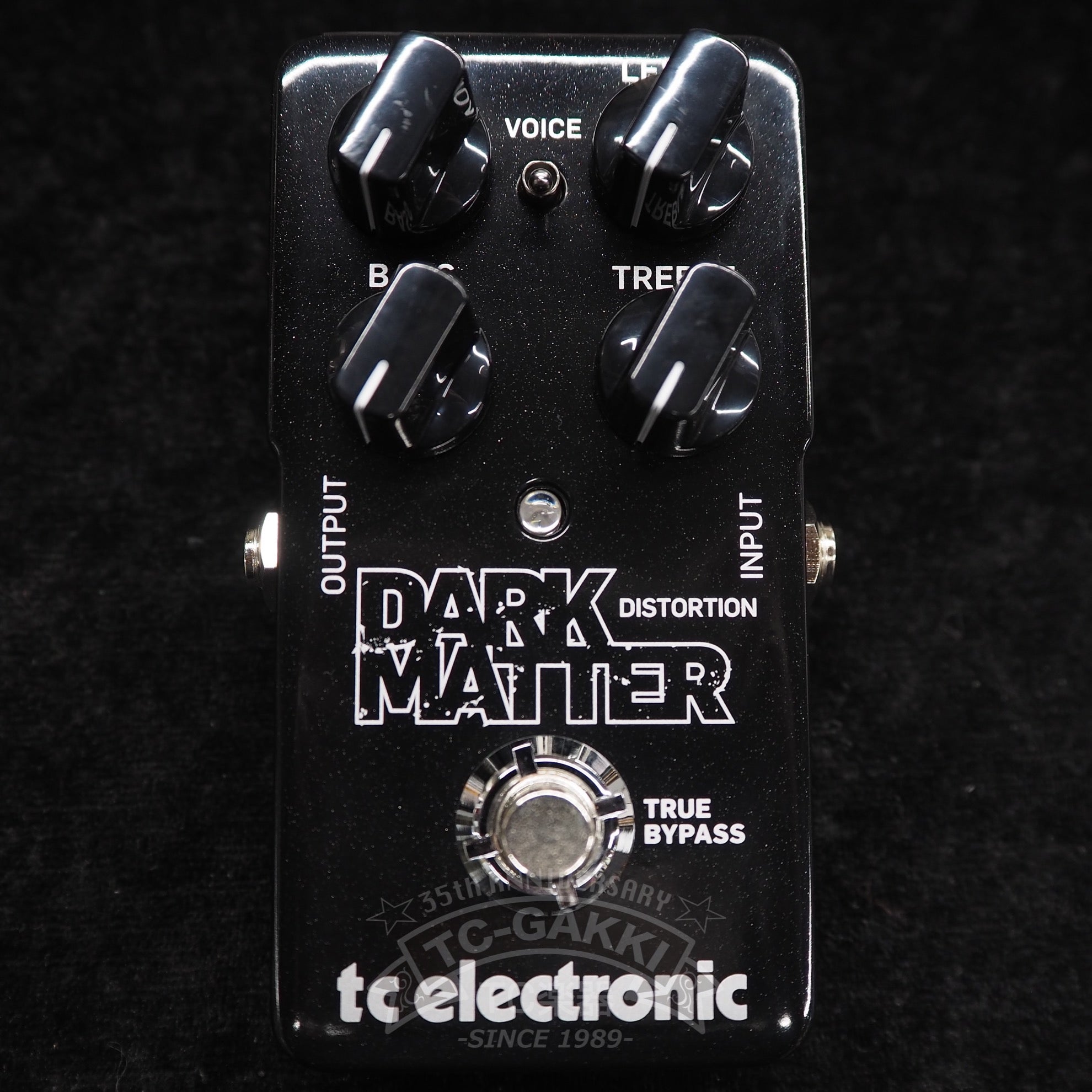 t.c. electronic DARK MATTER DISTORTION