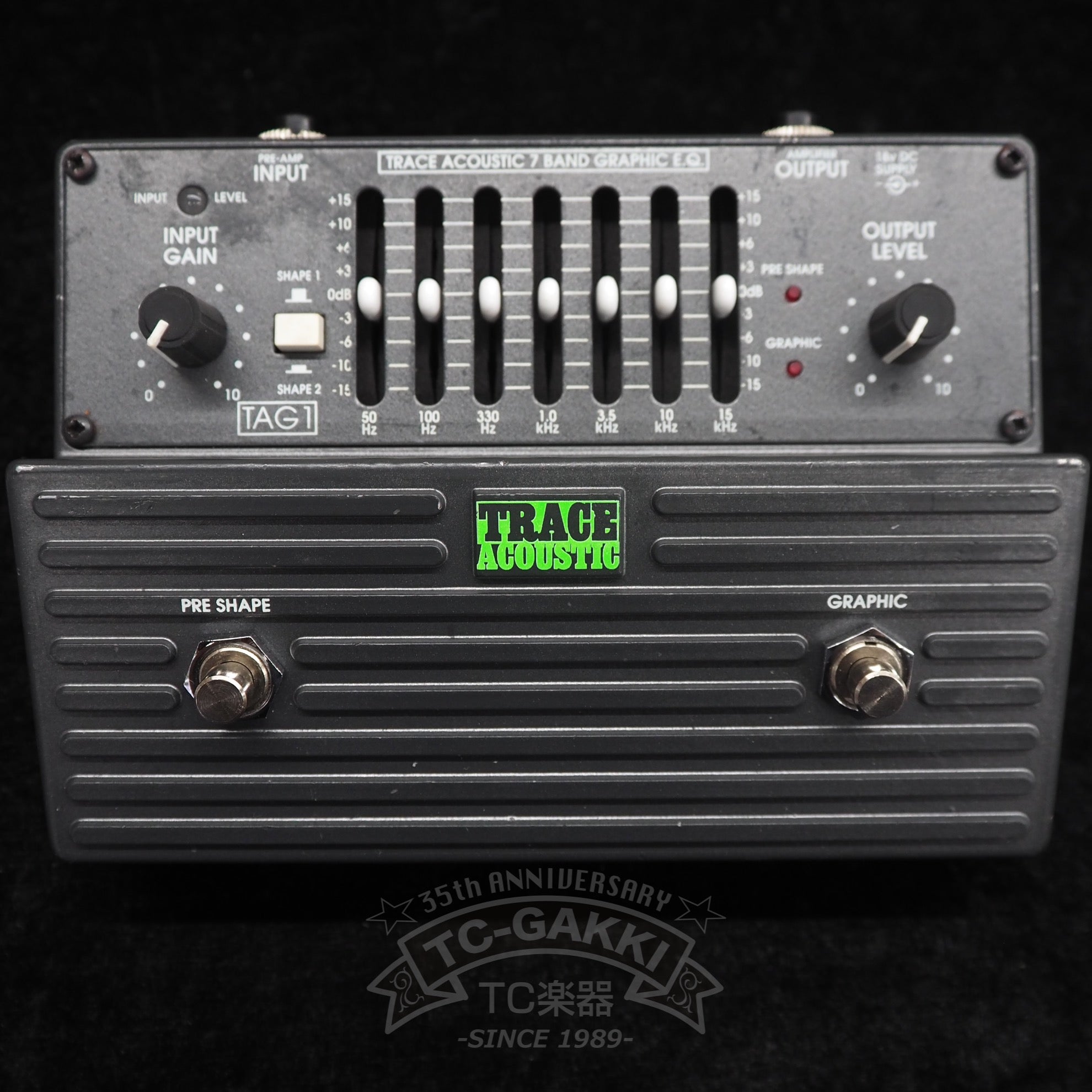 TRACE ELLIOT TAG1 TRACE ACOUSTIC - 7 BAND GRAPHIC E.Q.