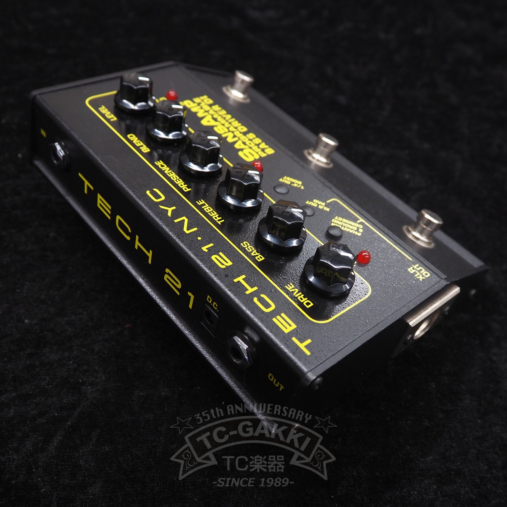 Tech 21 SANSAMP PROGRAMMABLE BASS DRIVER DI