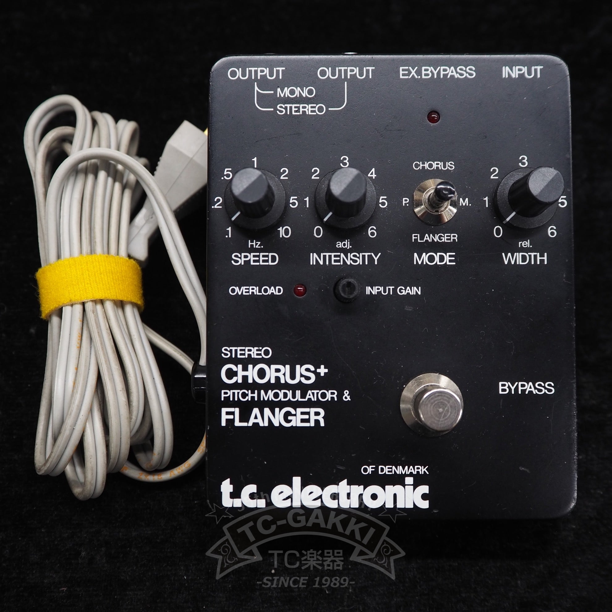 t.c. electronic STEREO CHORUS+ PITCH MODULATOR & FLANGER (SCF)