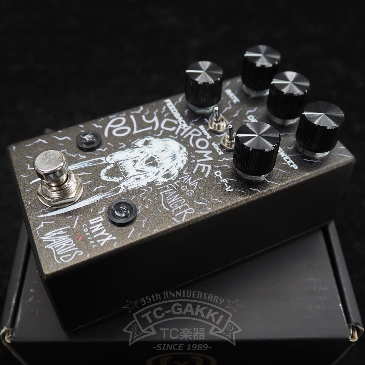 WALRUS AUDIO POLYCHROME ANALOG FLANGER Black Friday 2023 Limited Onyx Edition