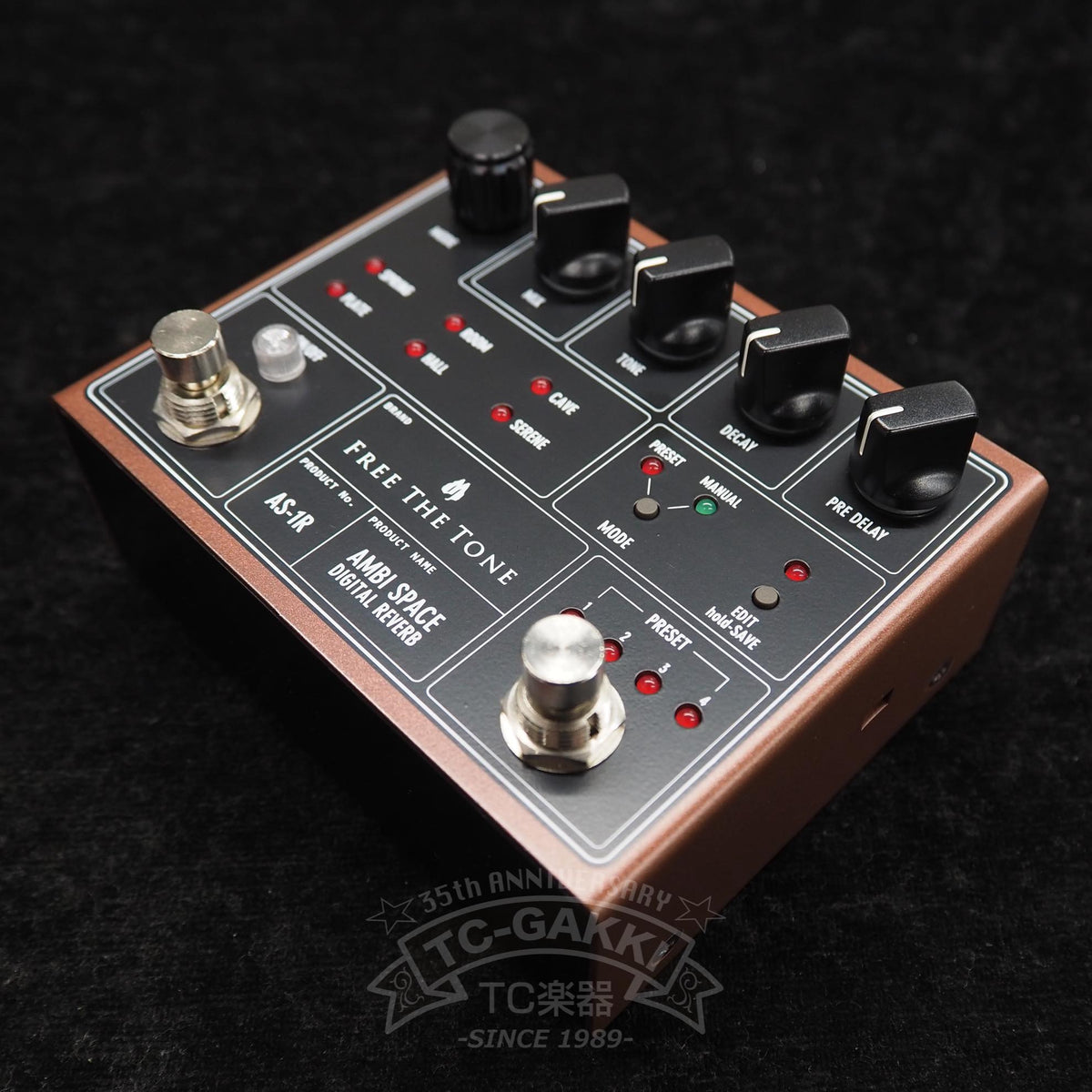 Free The Tone AS-1R AMBI SPACE DIGITAL REVERB