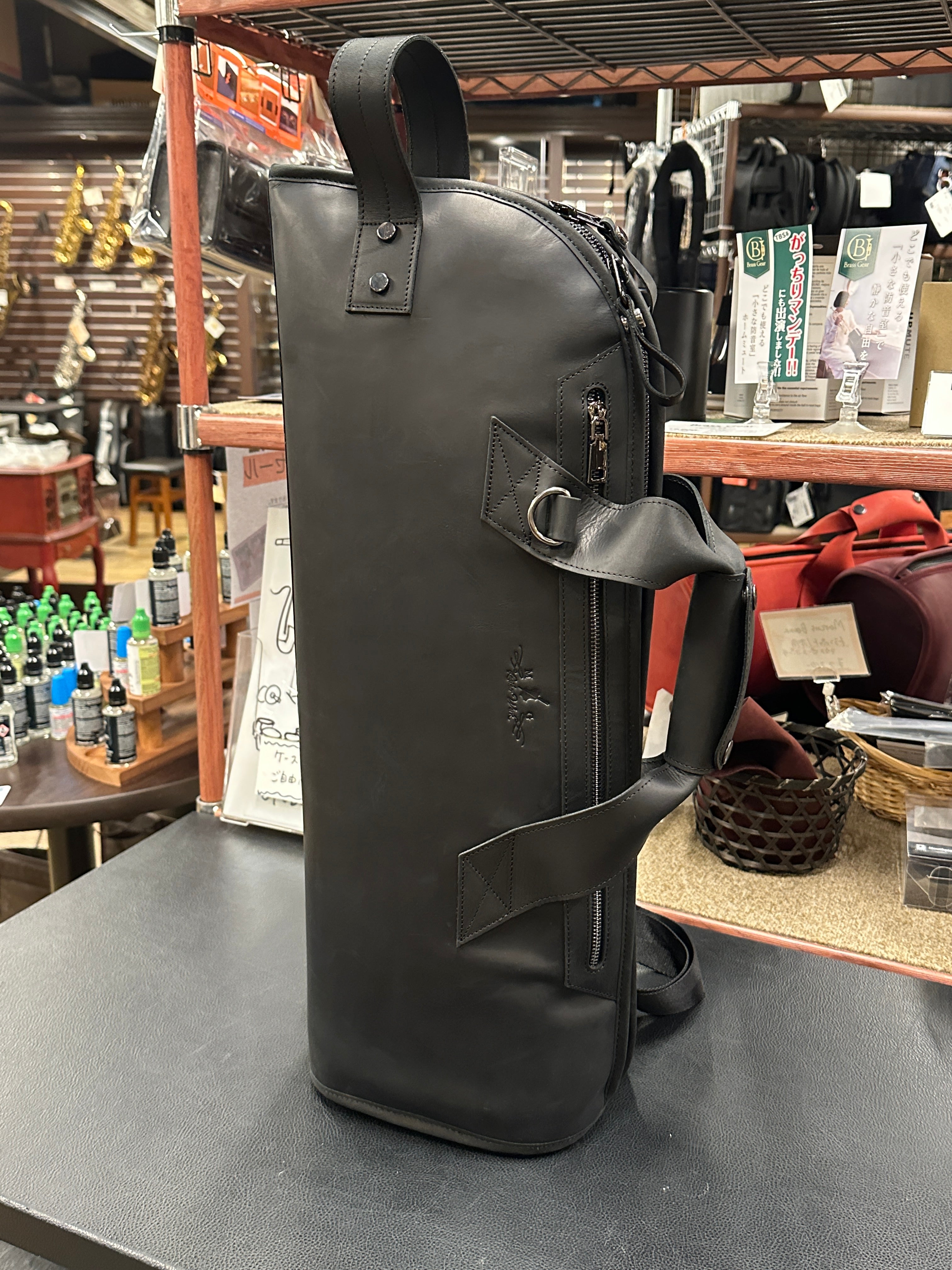 MG Leather Works 【小號喇叭用單層皮革箱】
