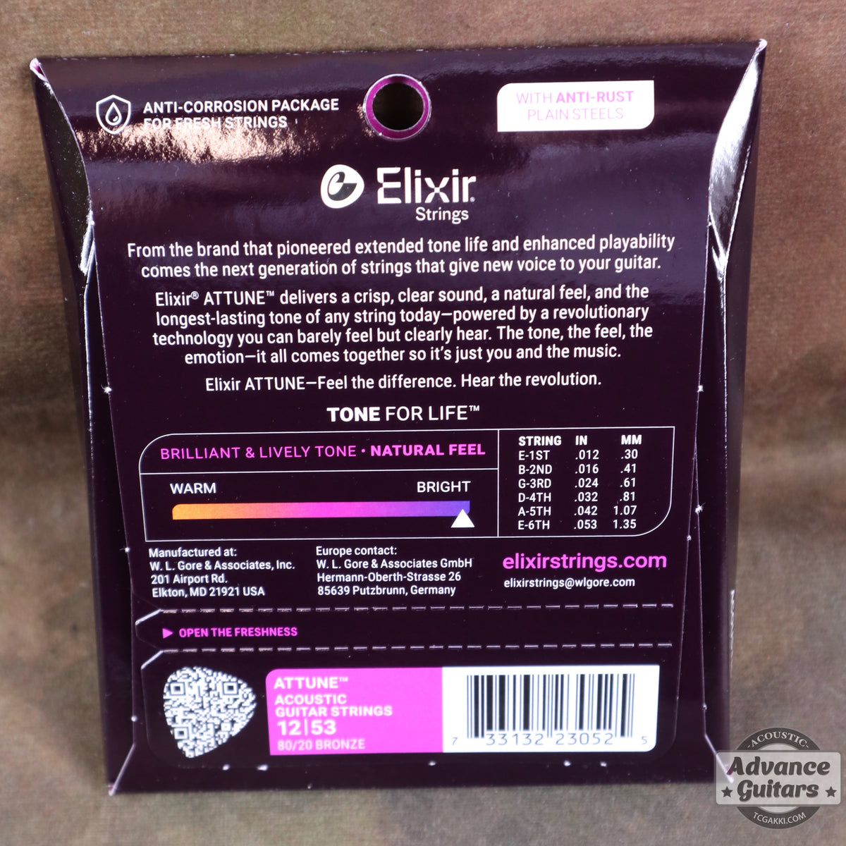Elixir / ATTUNE 80/20 Bronze Light #23052