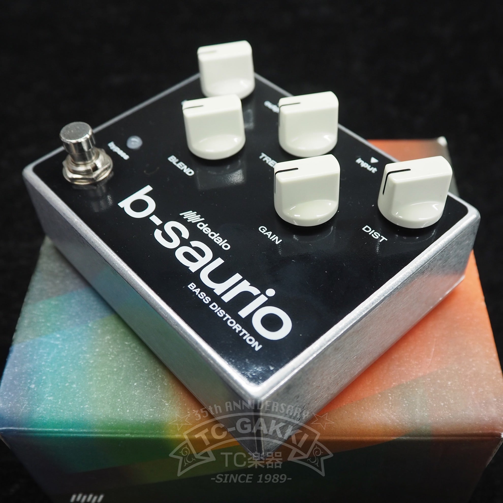 bass guitar distortion pedal b-saurio BASS DISTORTION