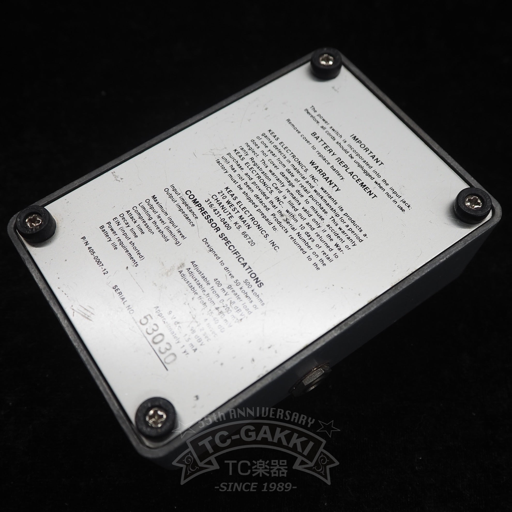 COMPRESSOR "US - Gray" - TC楽器 - TCGAKKI