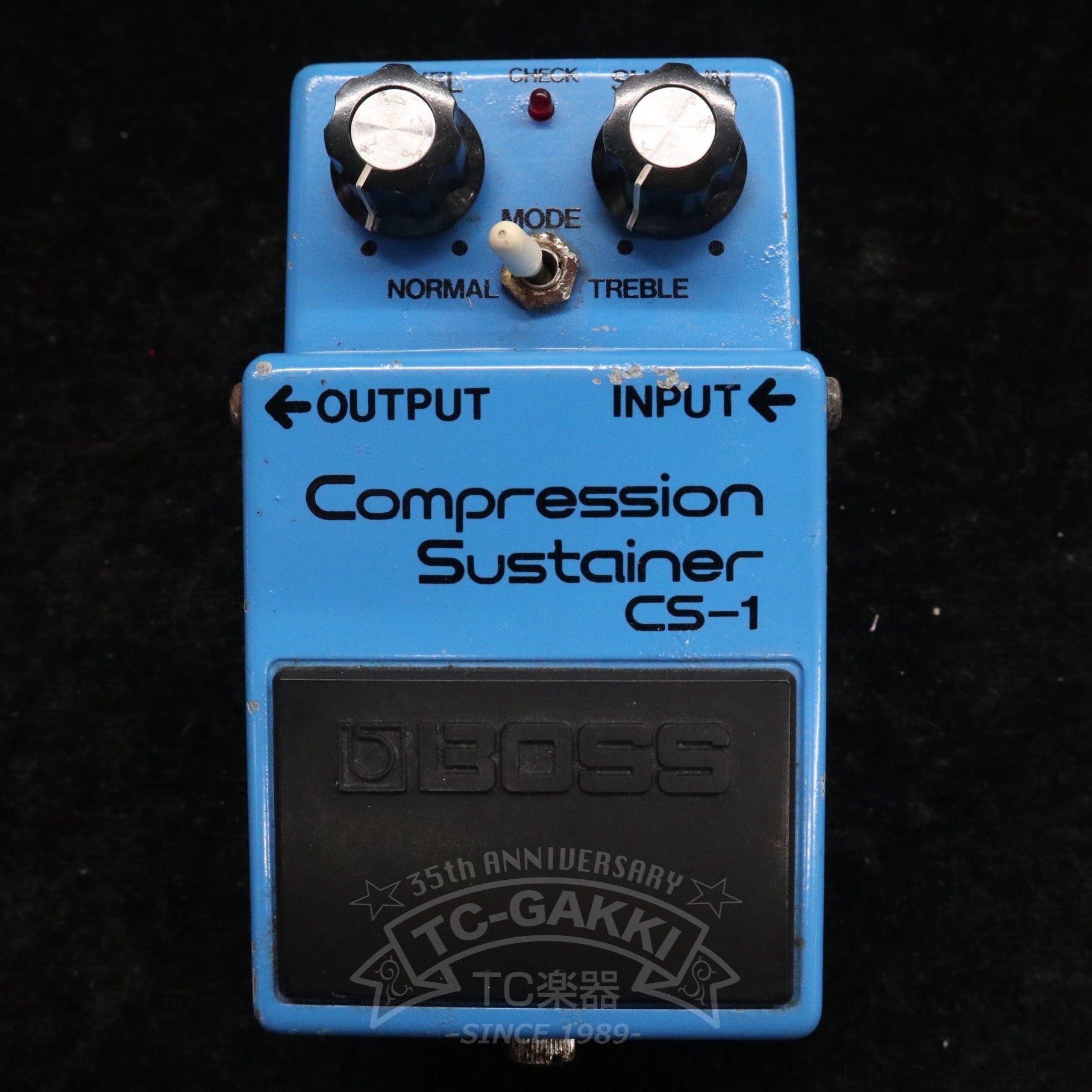 CS - 1 Compression Sustainer (Silver Screw/JAPAN) - TC楽器 - TCGAKKI