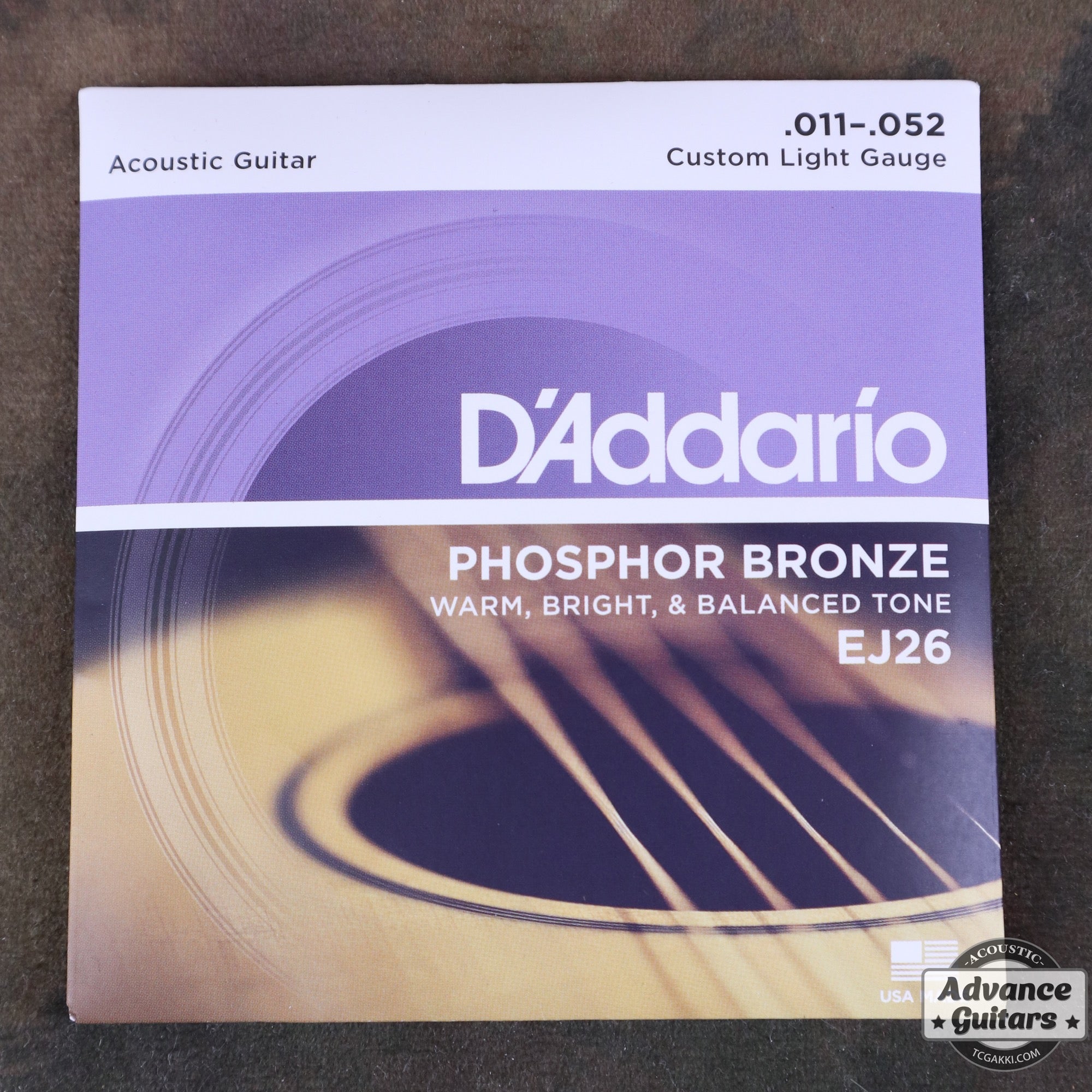 D'Addario/ EJ26 Phosphor Bronze Wound Custom Light - TC楽器 - TCGAKKI