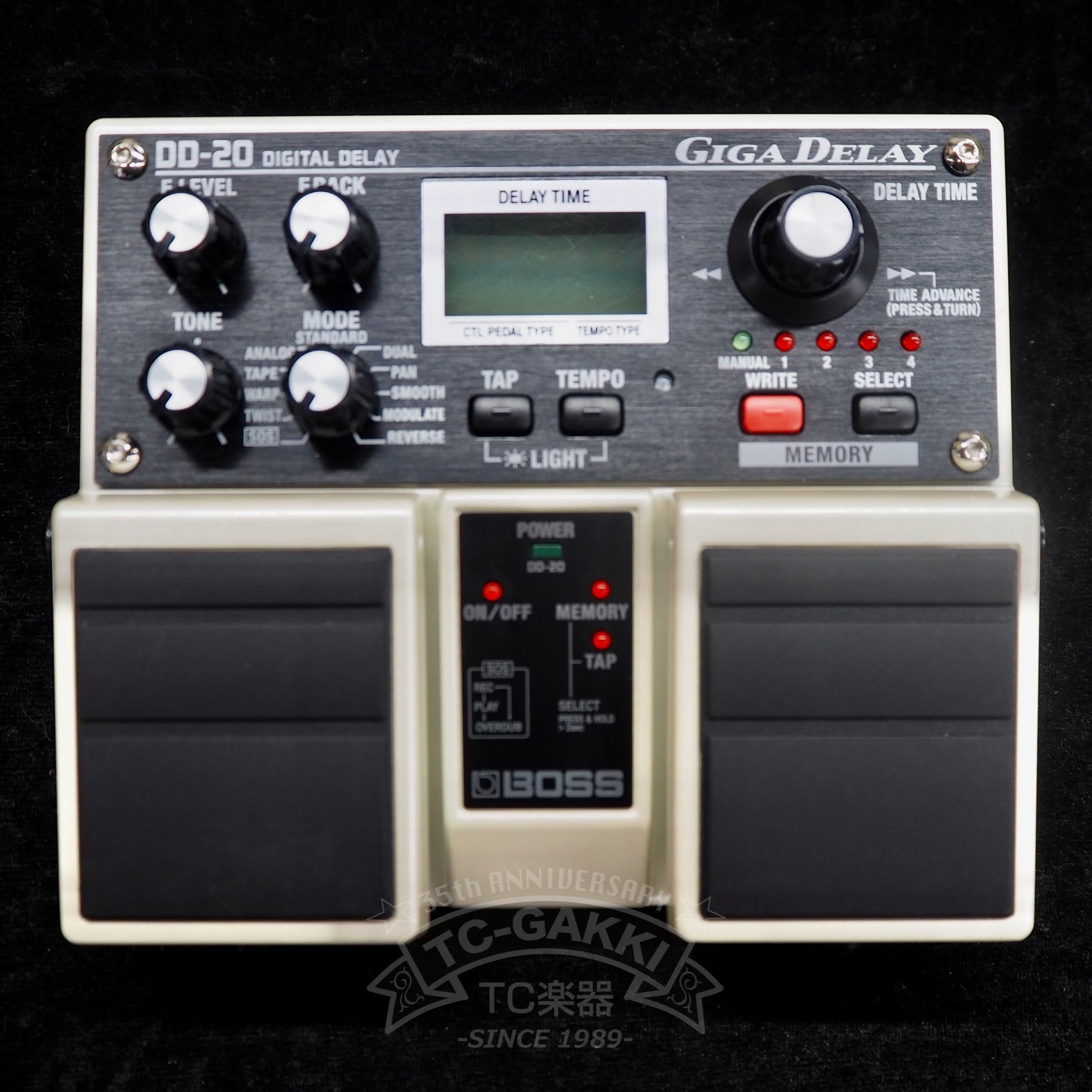 DD - 20 DIGITAL DELAY “GIGA DELAY” - TC楽器 - TCGAKKI