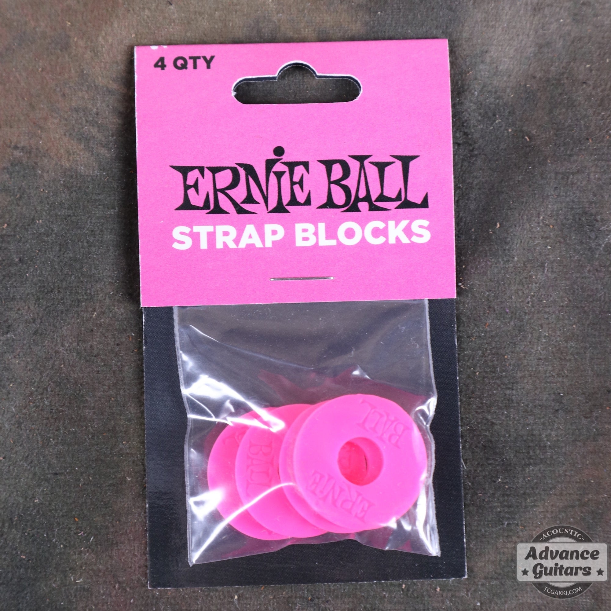 ERNiE BALL / STRAP BLOCK4P PINK(5623) - TC楽器 - TCGAKKI