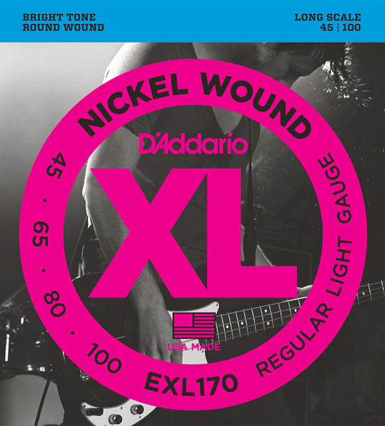 D'Addario XL NICKEL Long Scale