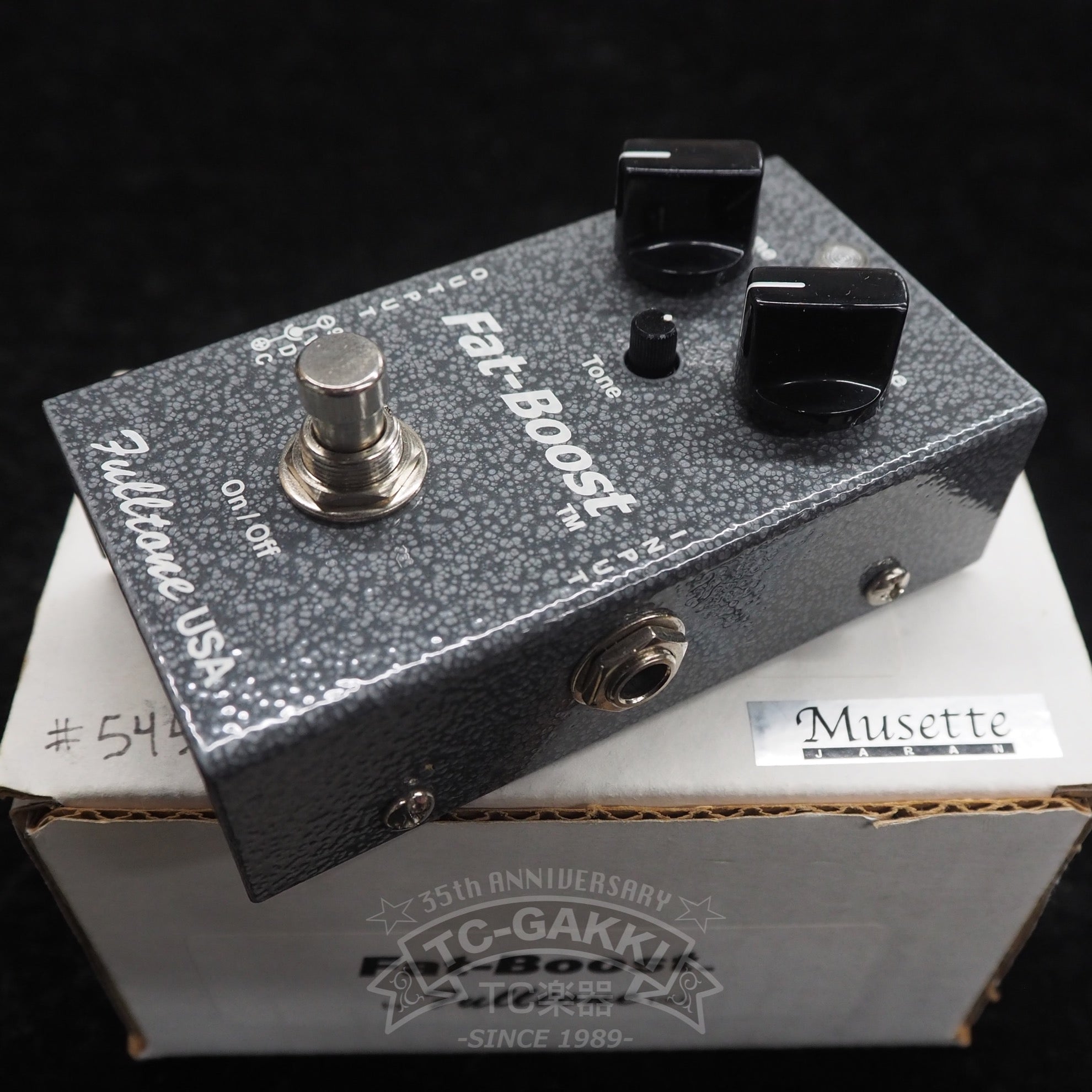 Fat - Boost (Early Model/Black Knob) - TC楽器 - TCGAKKI
