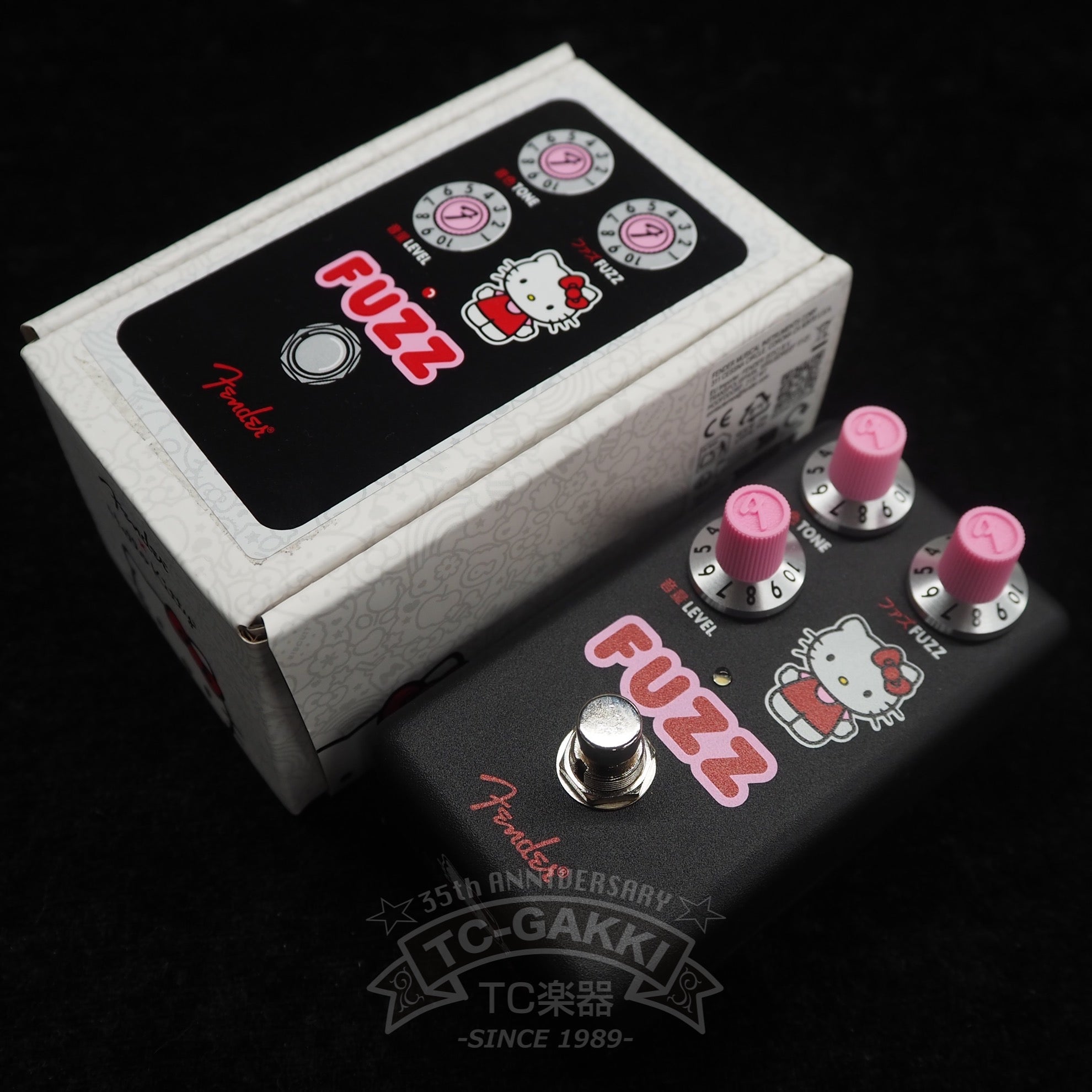 Fender Hello Kitty Fuzz Pedal Black - TC楽器 - TCGAKKI
