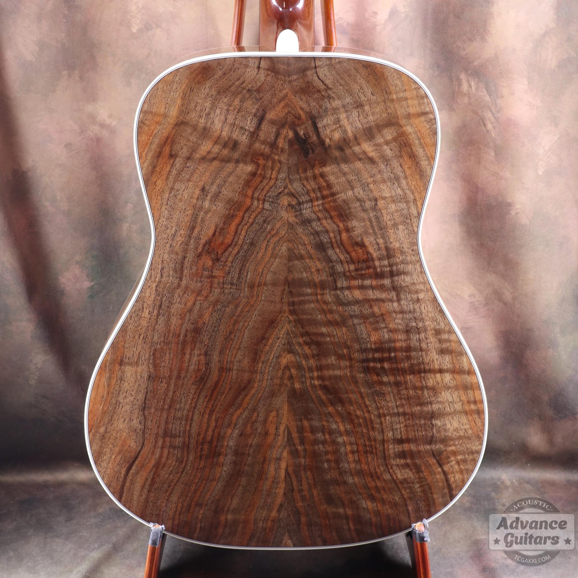 Flame Claro Walnut Dreadnought Advance Guitars Signature Model - TC楽器 - TCGAKKI