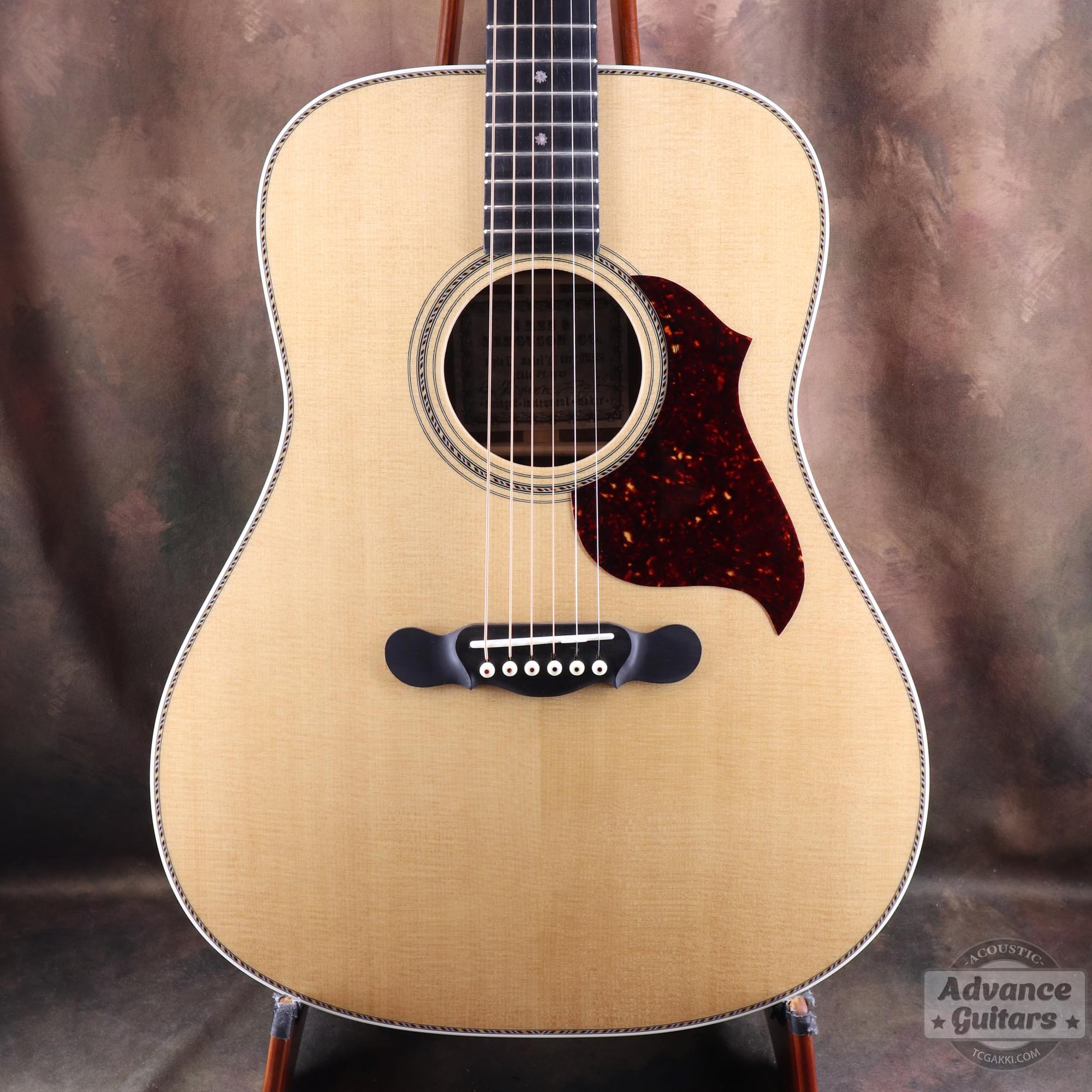Flame Claro Walnut Dreadnought Advance Guitars Signature Model - TC楽器 - TCGAKKI