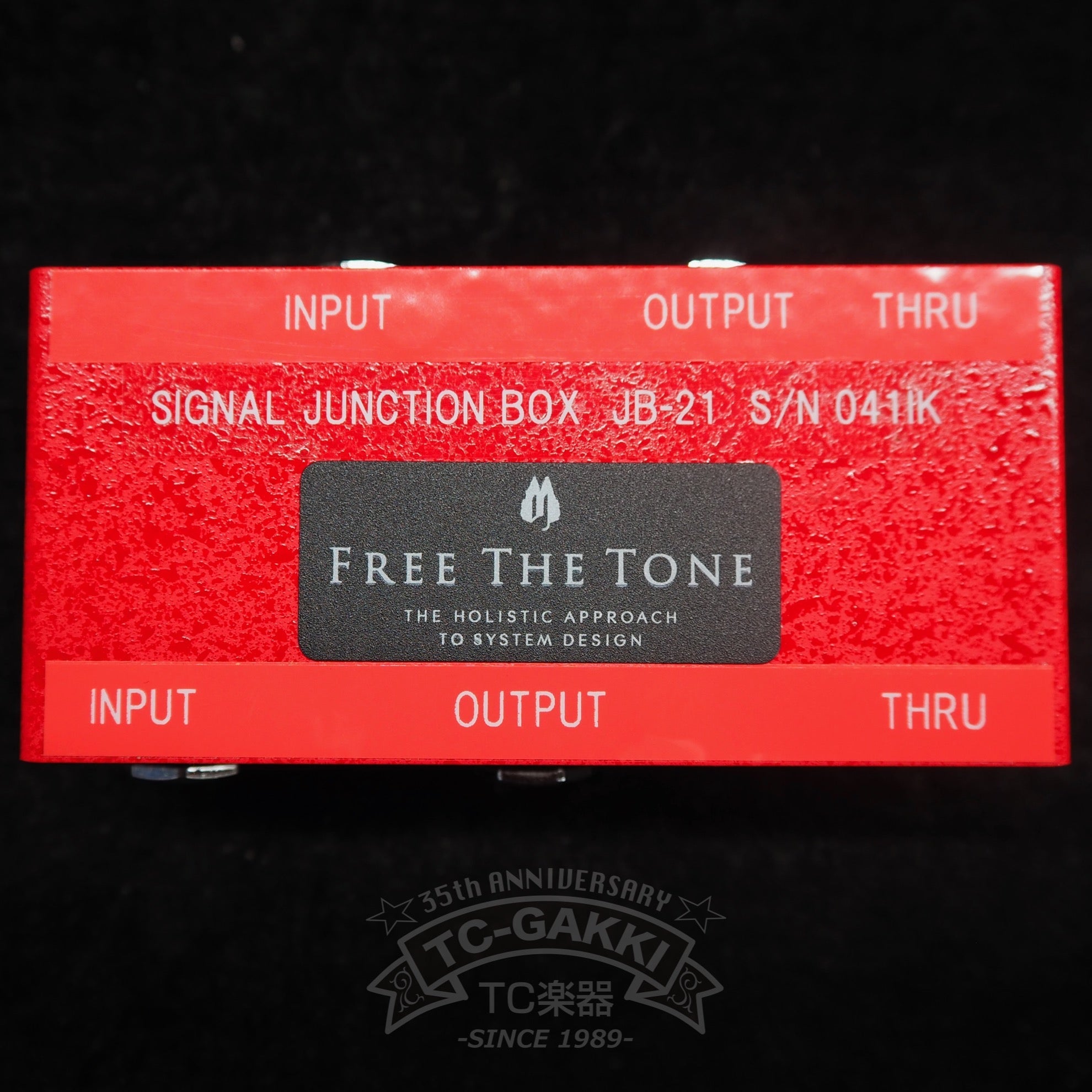 FREE THE TONE JB - 21 SIGNAL JUNCTION BOX (Red) - TC楽器 - TCGAKKI