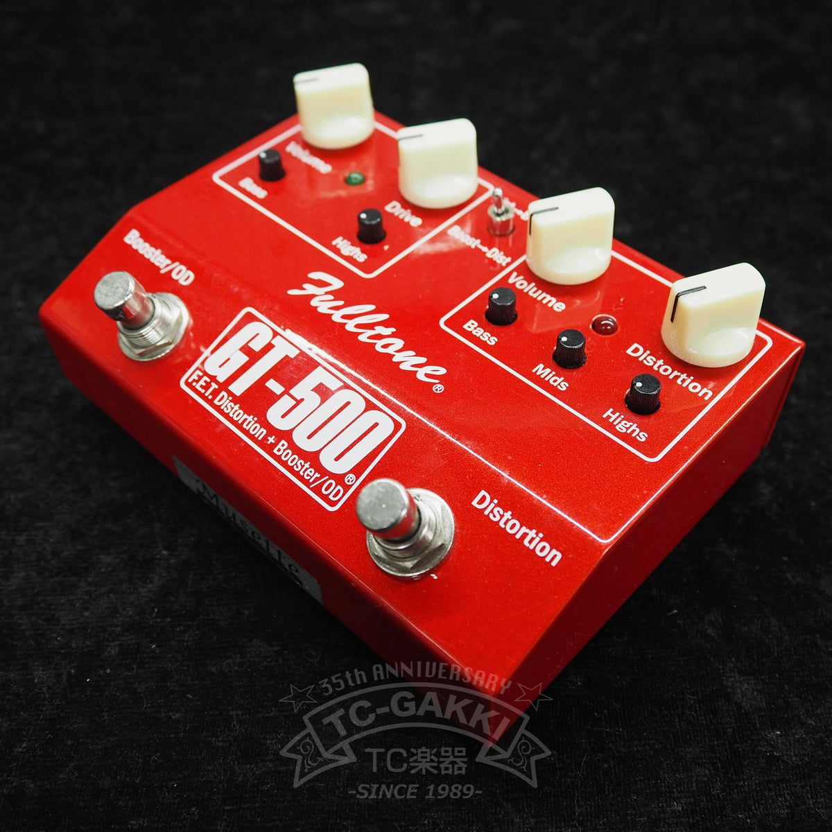 Fulltone GT-500 F.E.T. Distortion + Booster/OD (Red) - TC楽器 - TCGAKKI