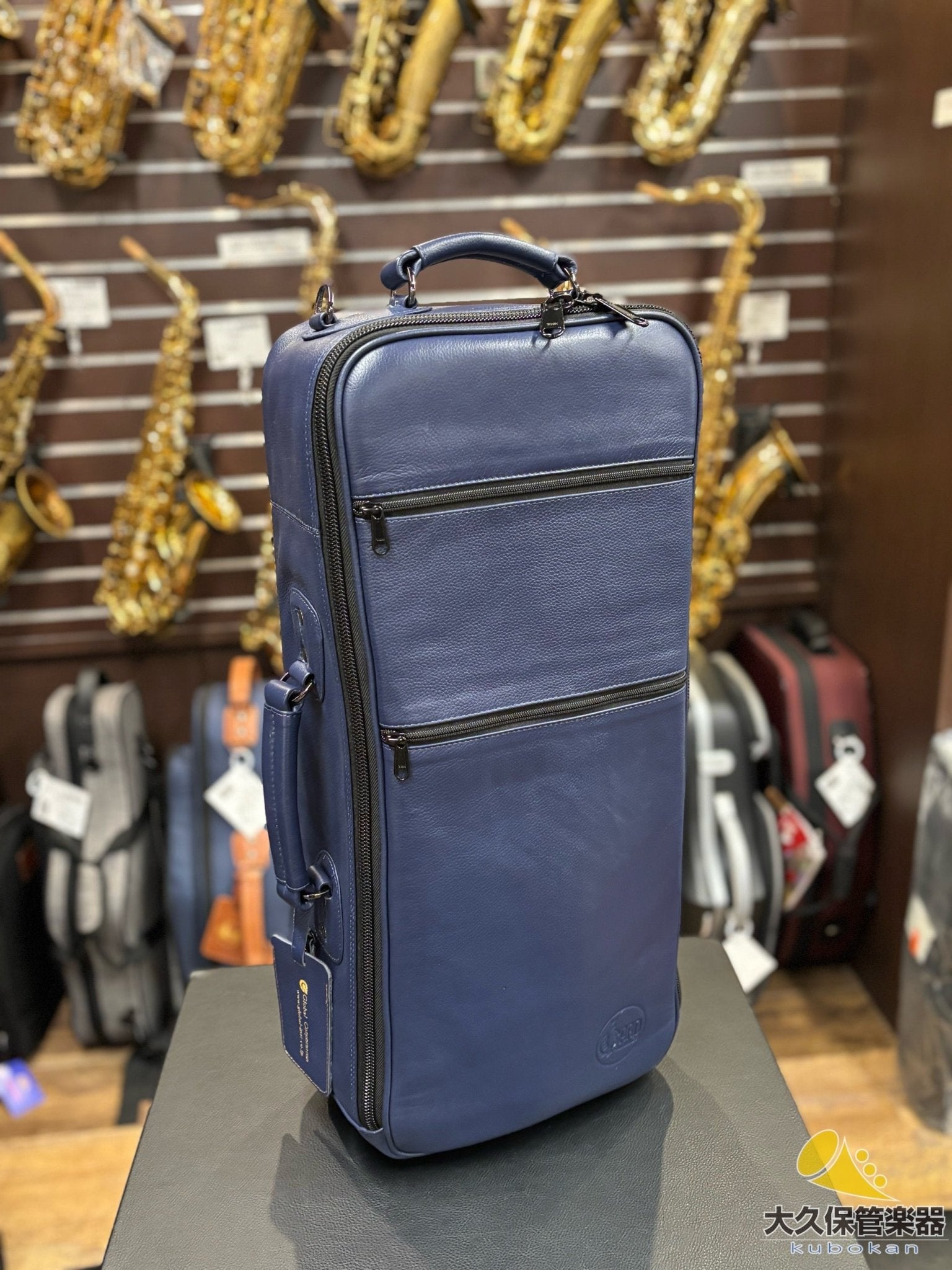 GARD BAGS【トランペット2本用】コンパクトシリーズ/ネイビーレザー(4